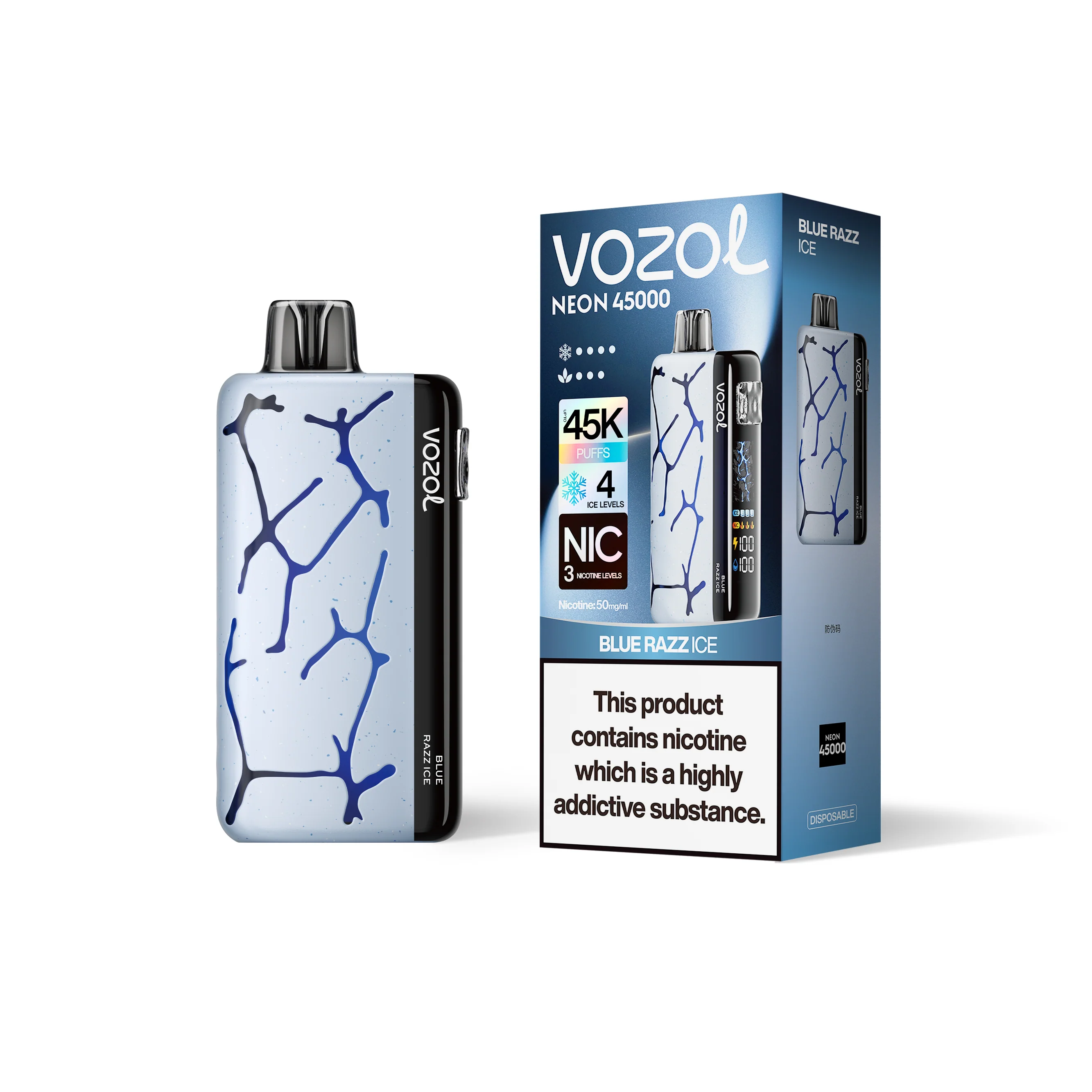 VOZOL NEON 45K Disposable Vape (All Flavours)