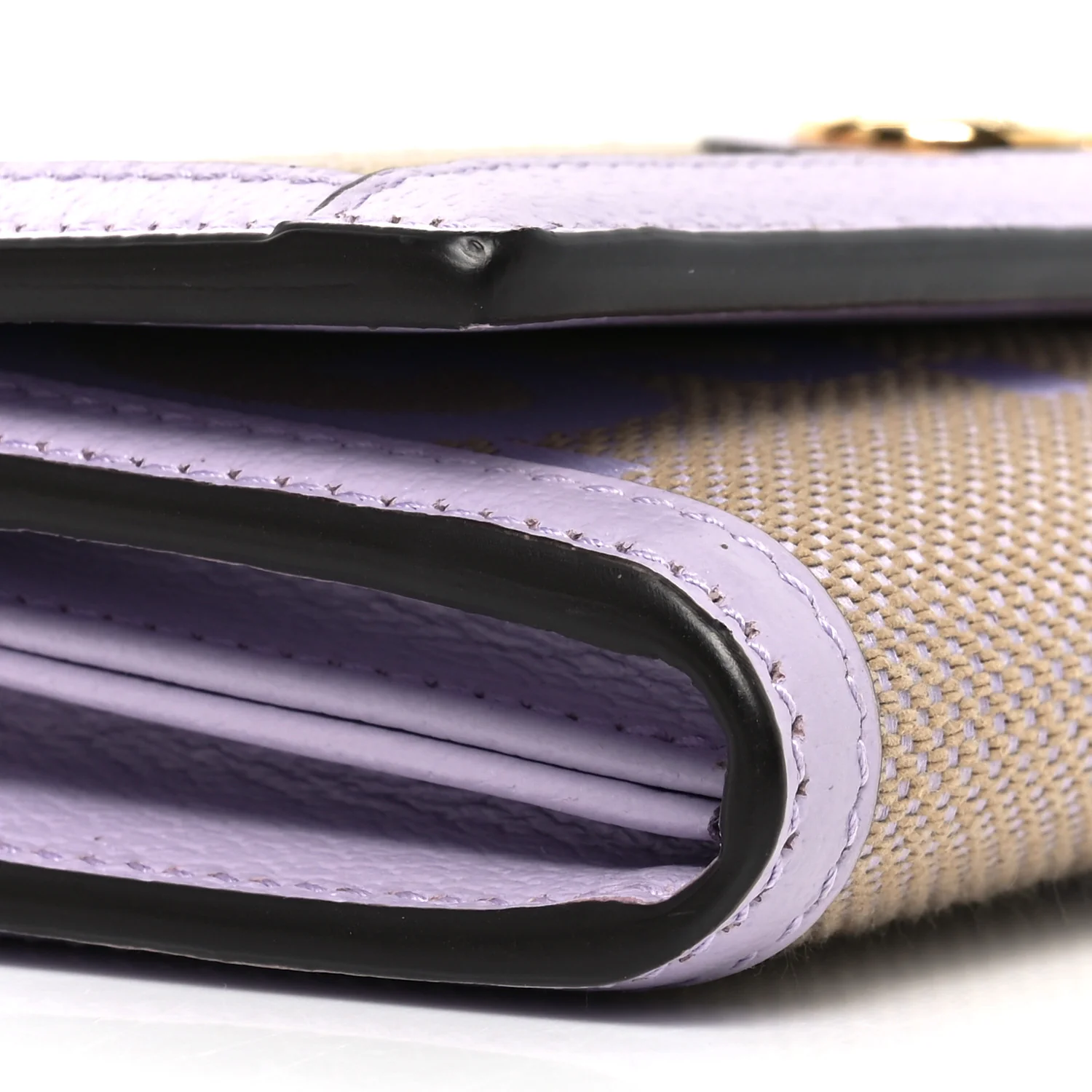 Monogram Jumbo GG Textured Dollar Calfskin Ophidia Continental Wallet On Chain Beige Lapis - Top Club