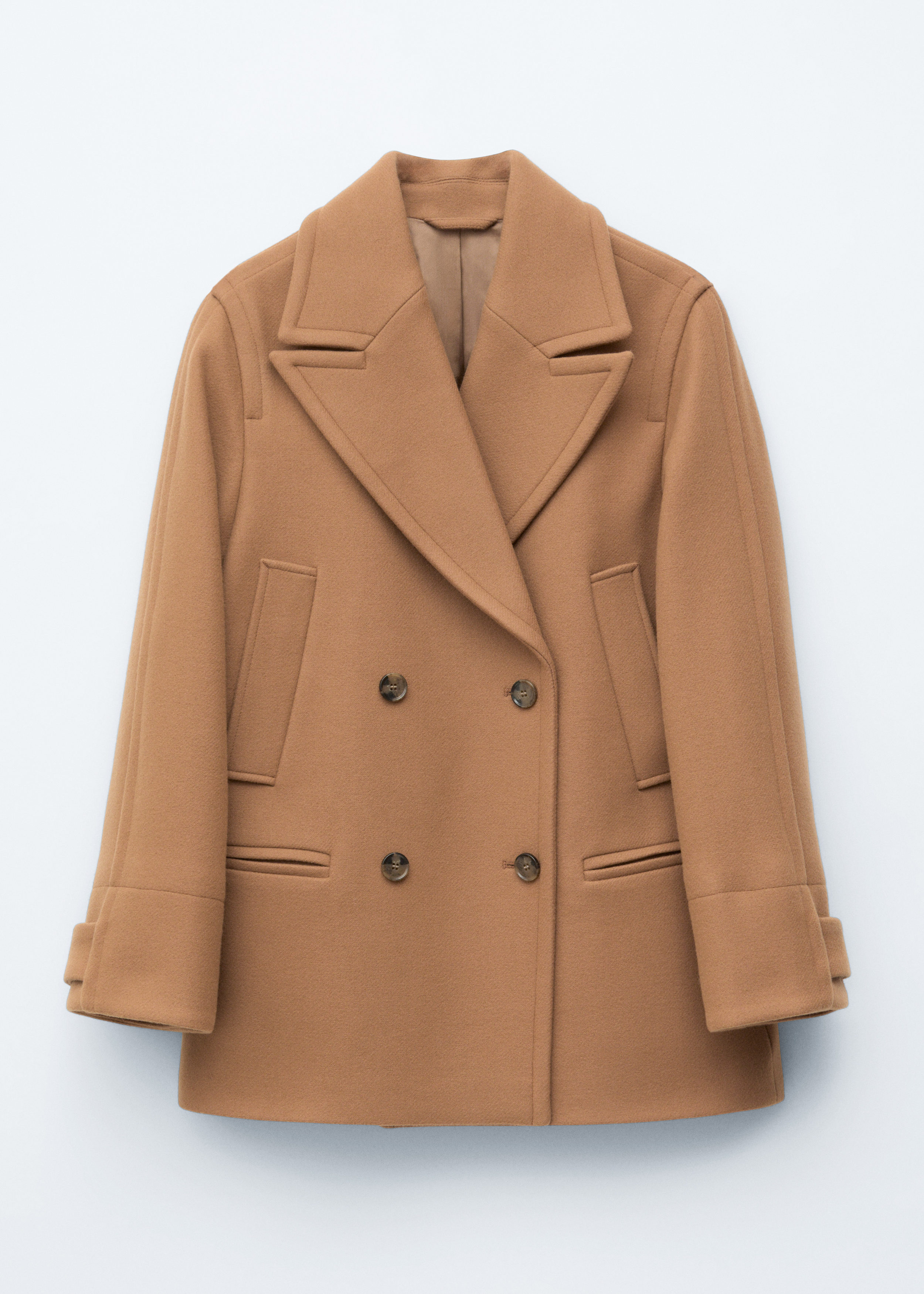 & Other Stories TAILORED WOOL PEA COAT