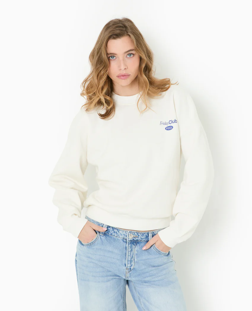 Pimkie Sweat oversize avec print poitrine et dos