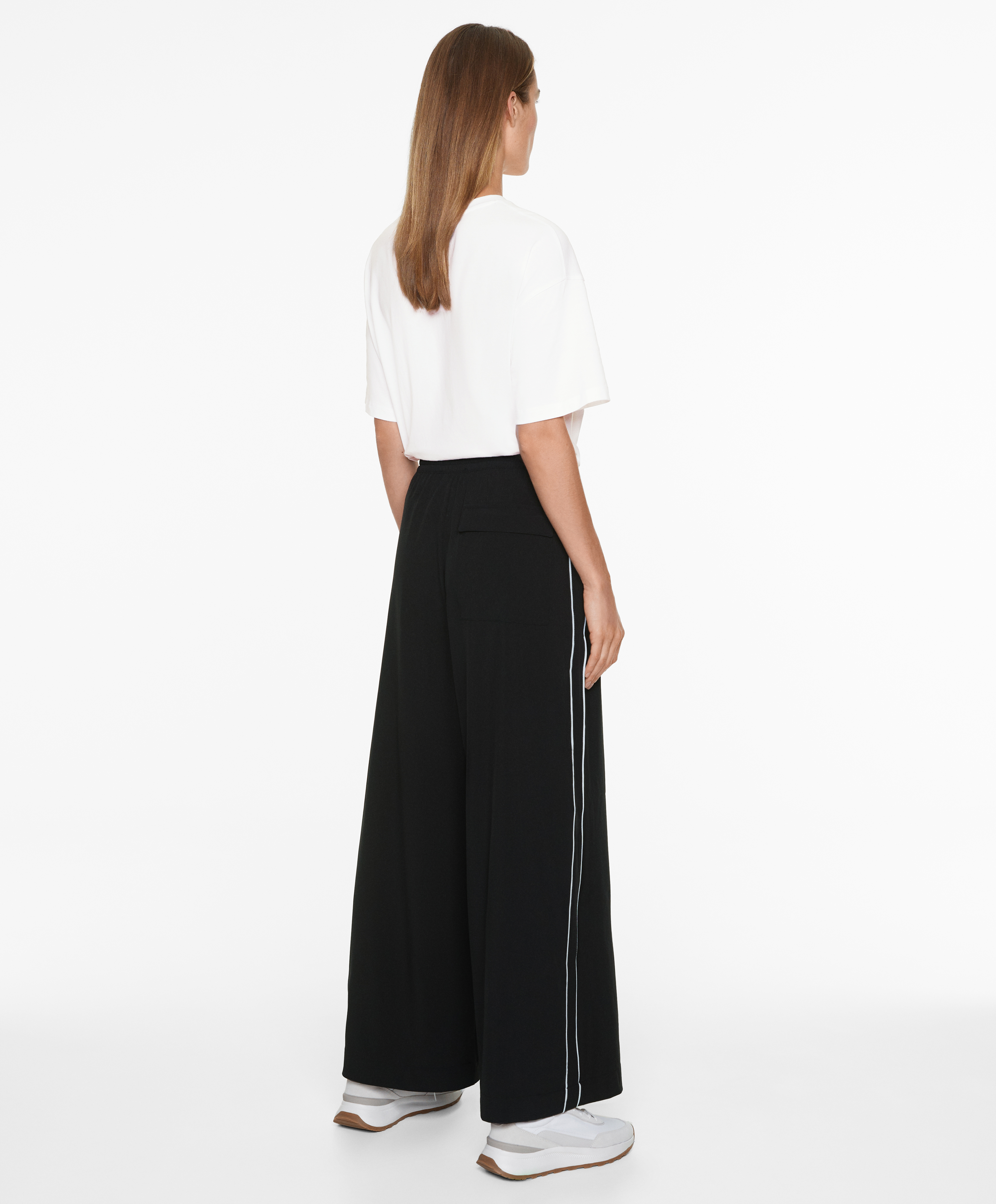 OYSHO Water-repellent straight-leg trousers