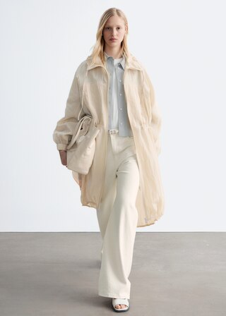 & Other Stories DRAWSTRING PARKA COAT
