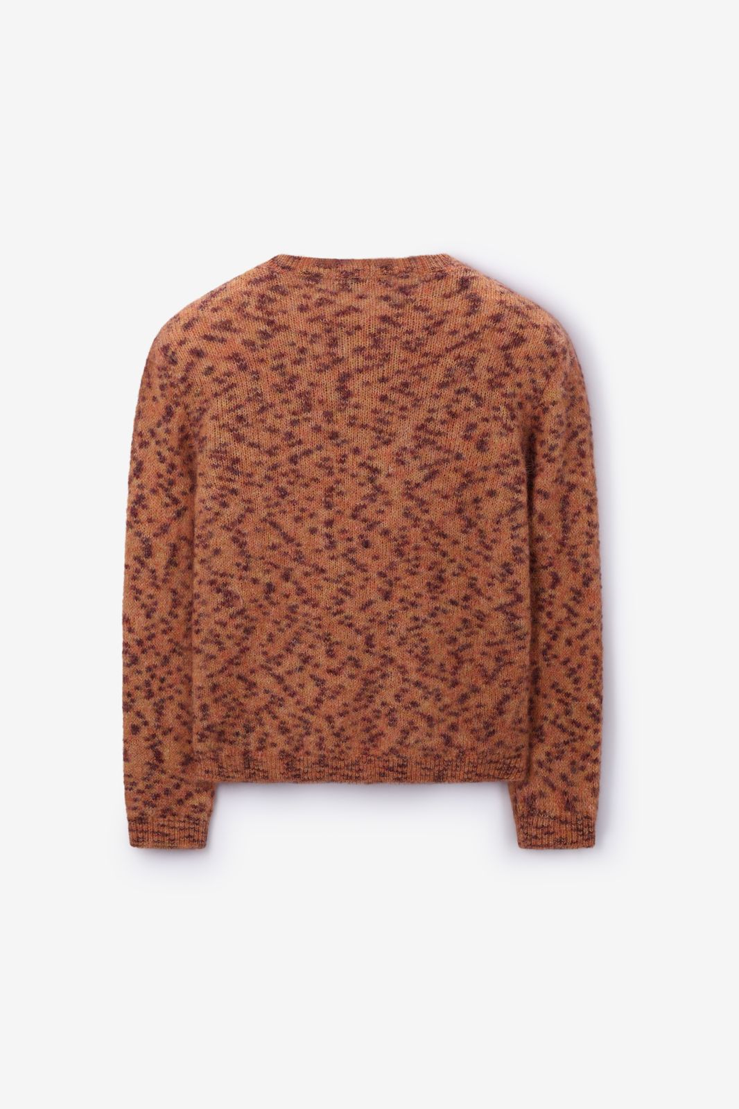 Lichtbruine trui met leopard print