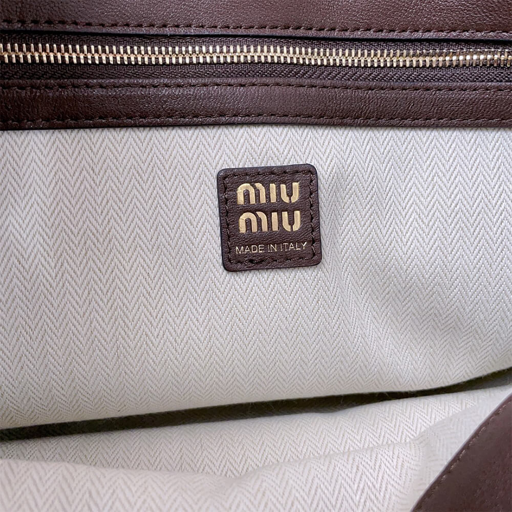 MIUMIU Medium Aventure nappa leather bag(HIGH-END GRADE) - Top Club