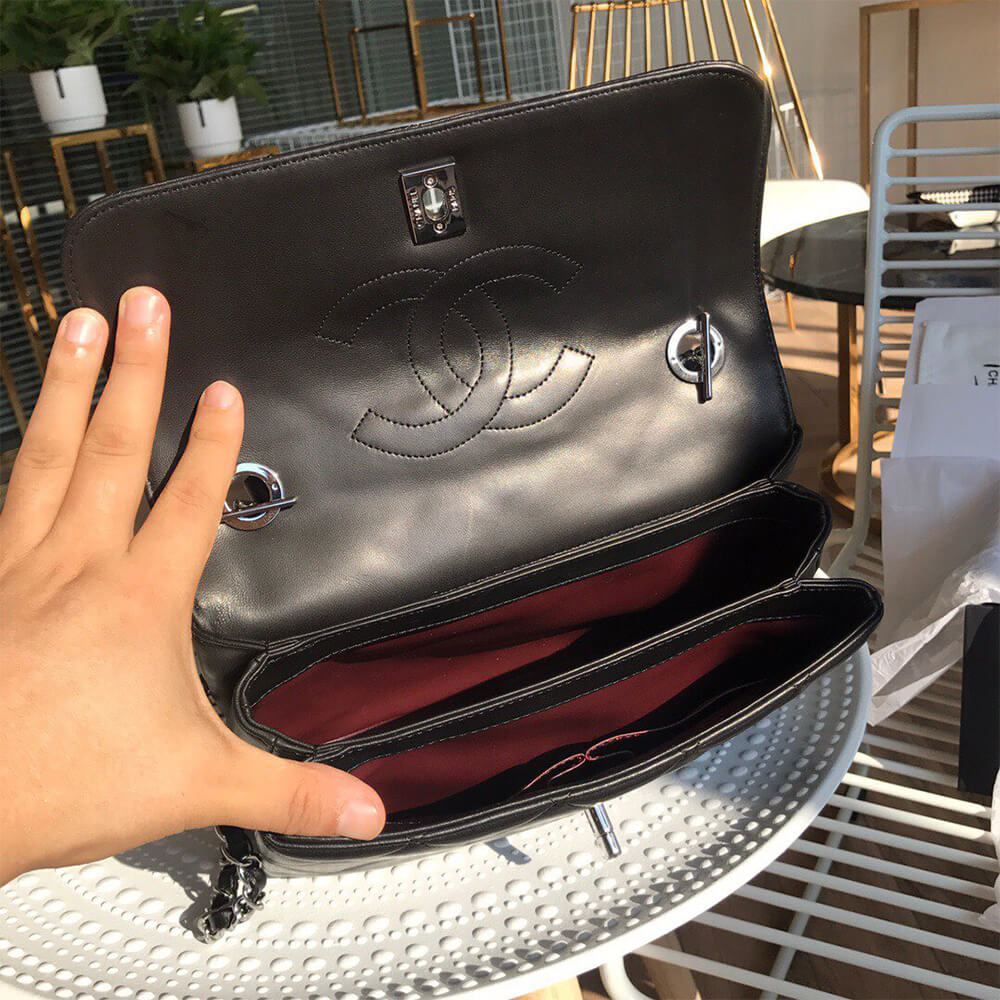 CHANEL FLAP BAG WITH TOP HANDLE(HIGH-END GRADE) - Top Club