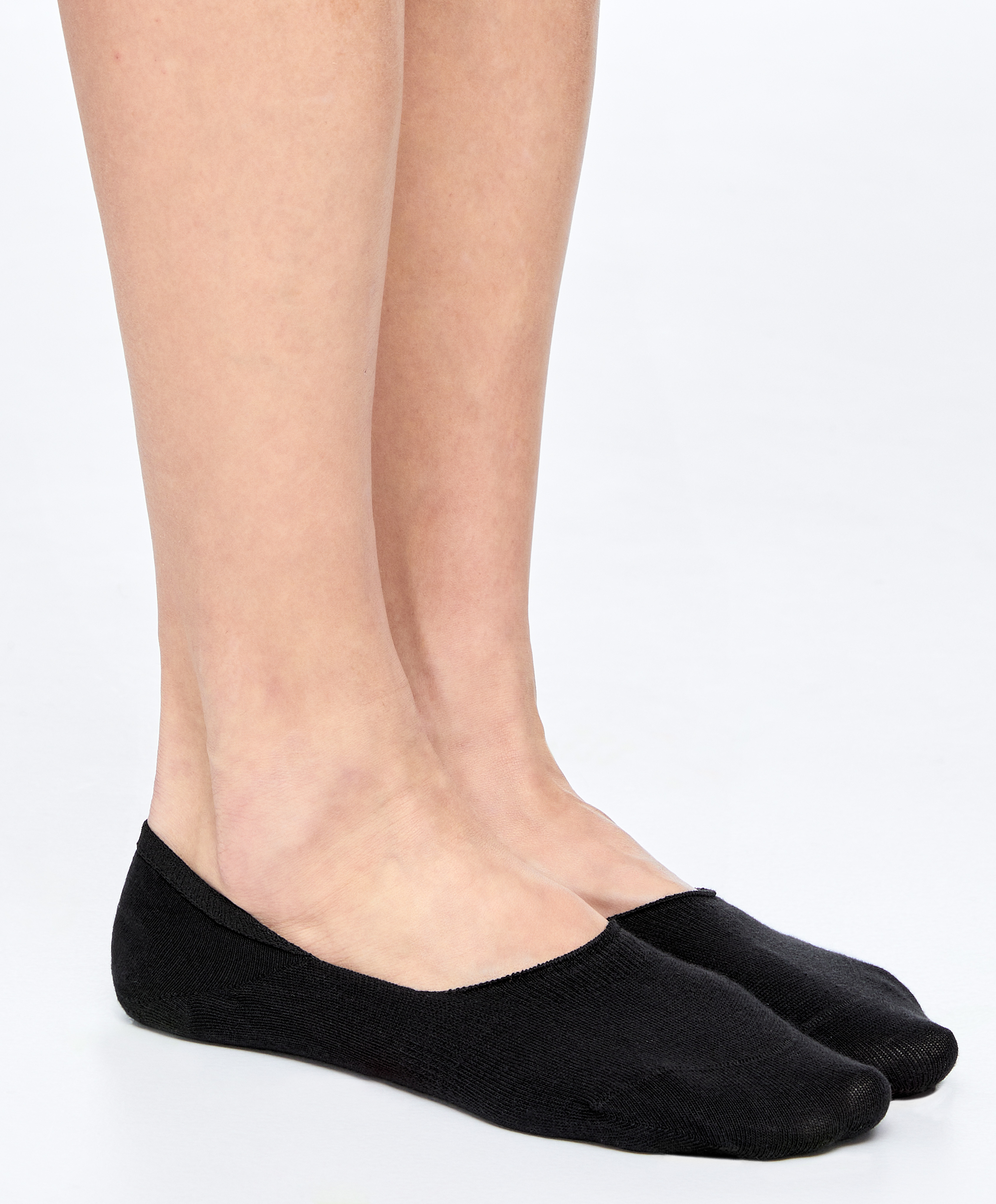 OYSHO 2 pairs of high-cut cotton blend invisible socks