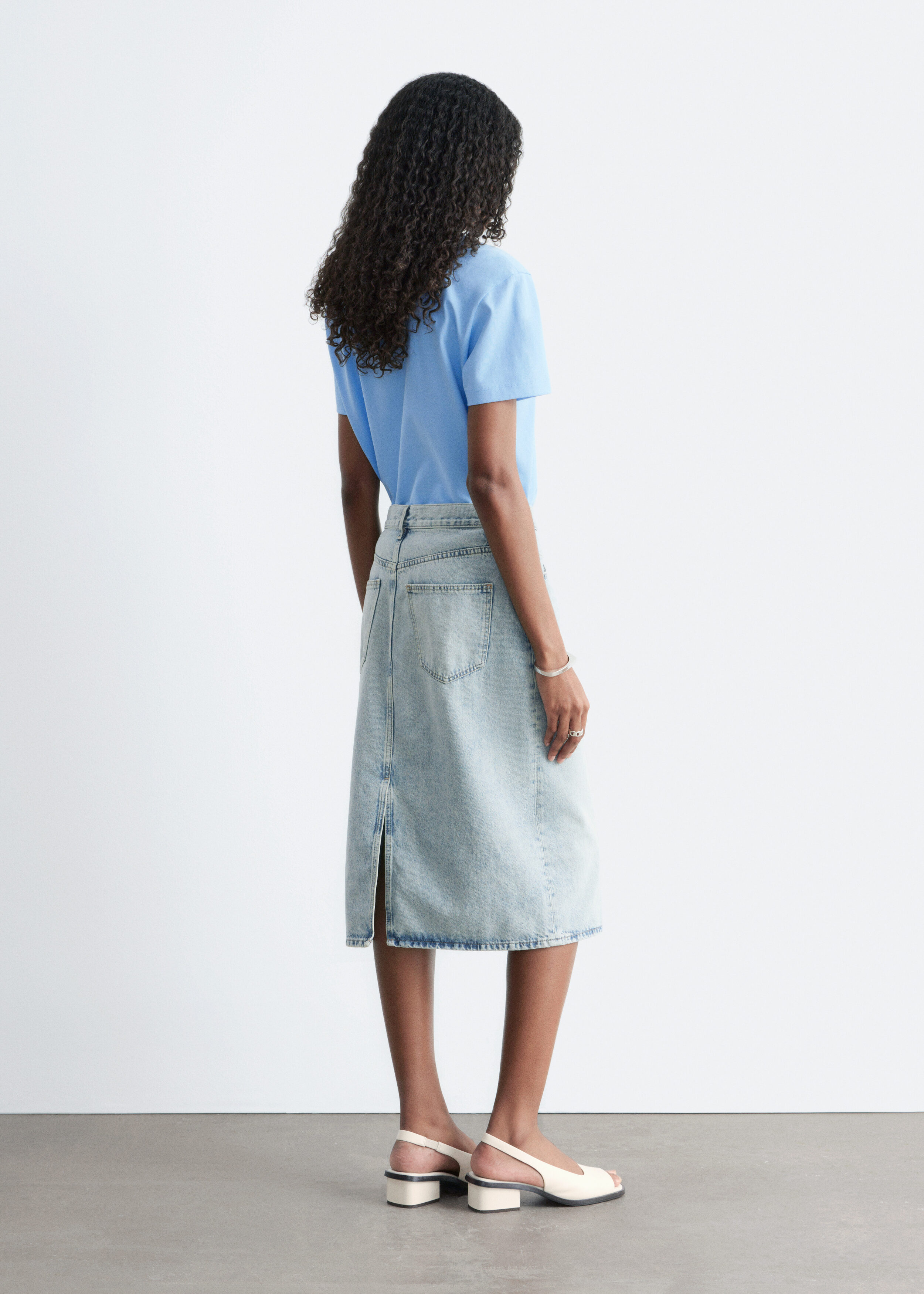 & Other Stories COTTON CREW-NECK T-SHIRT