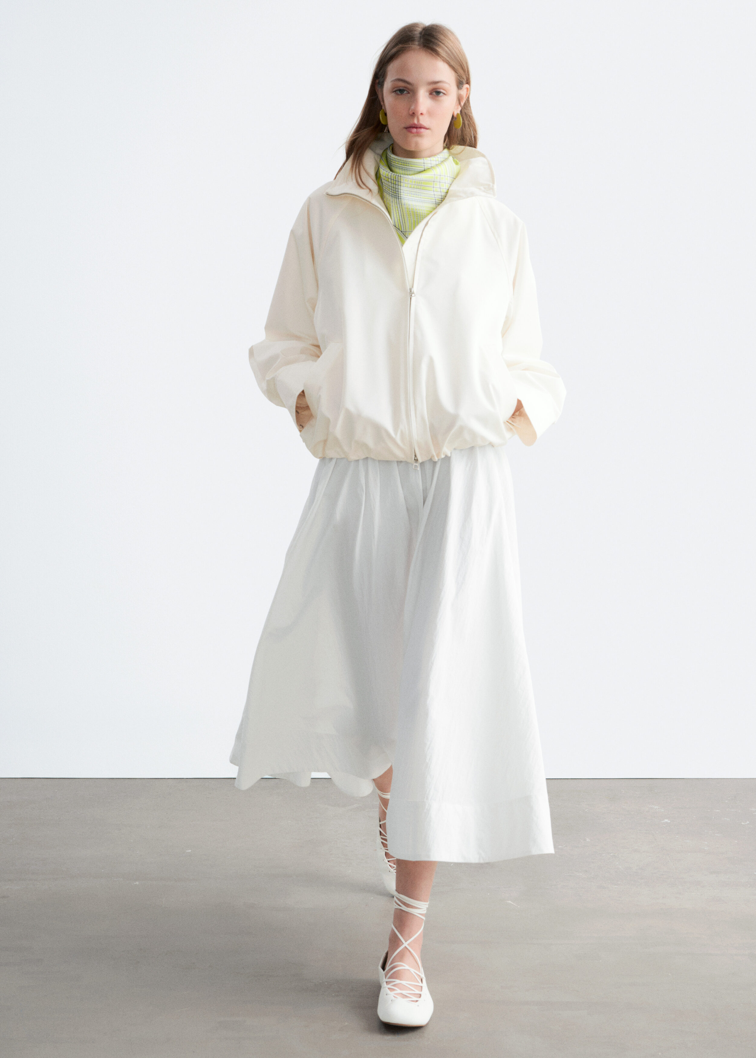 & Other Stories ZIP-UP TWILL JACKET