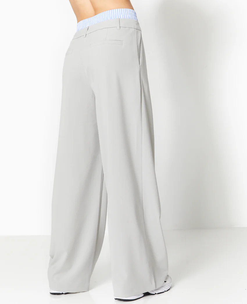 Pimkie Pantalon large avec effet caleçon apparent