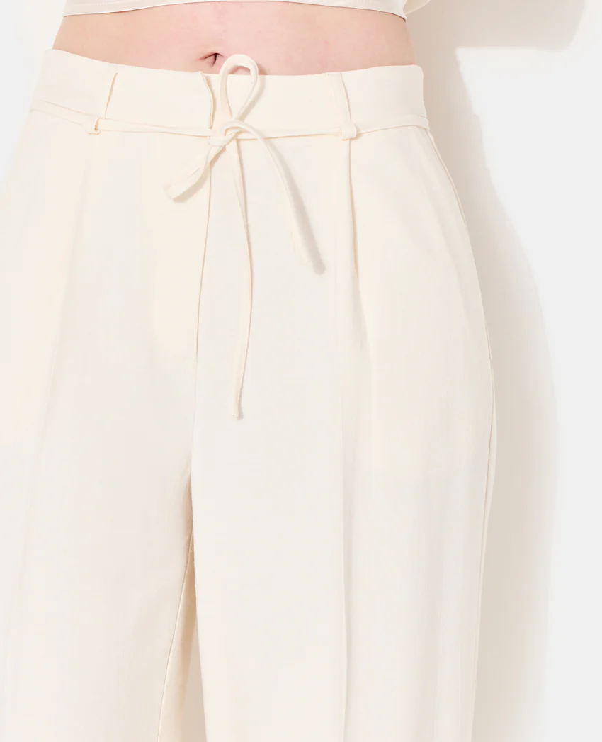Pimkie Pantalon droit en tissu effet lin