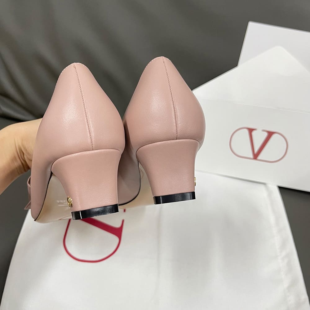 VALENTINO BOWOW sheepskin high heels (heel height 4.5 cm) - Top Club
