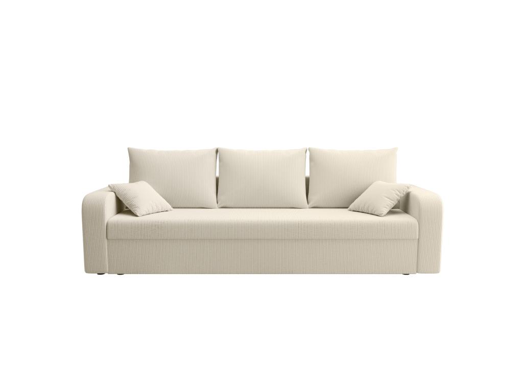 Sofá 3 plazas de pana beige