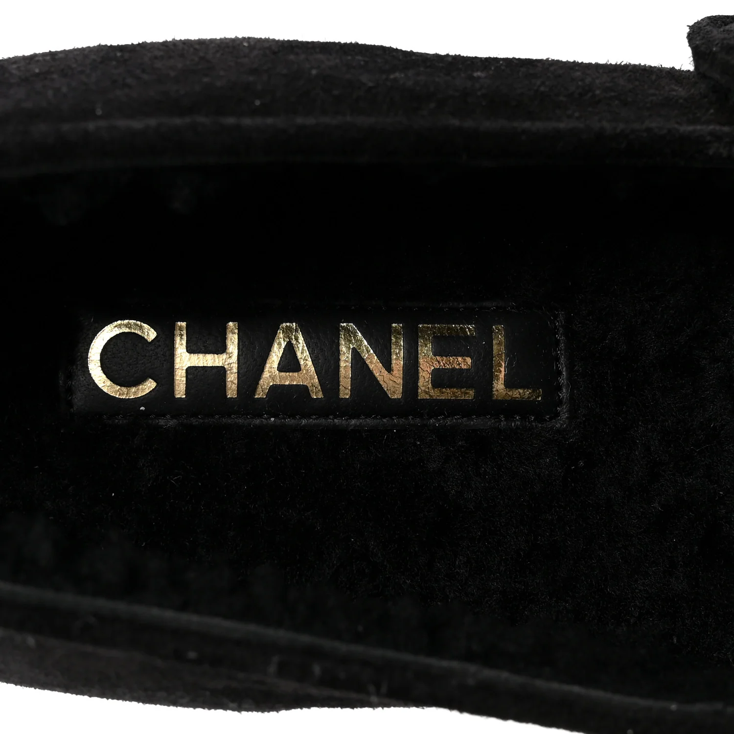 Suede Cap Toe CC Mary Jane Flats 37 Black - Top Club