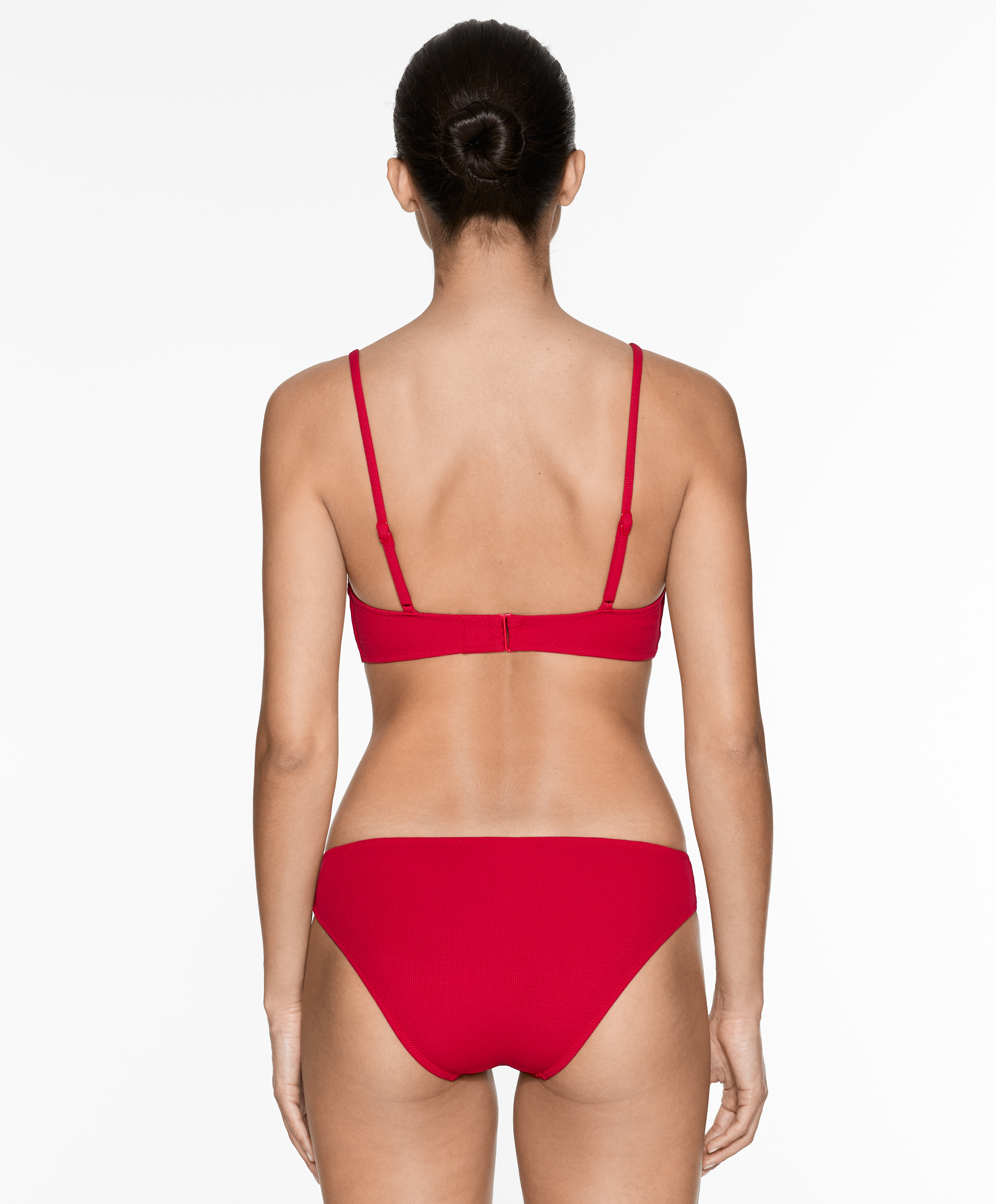 OYSHO Piqué triangle bikini top