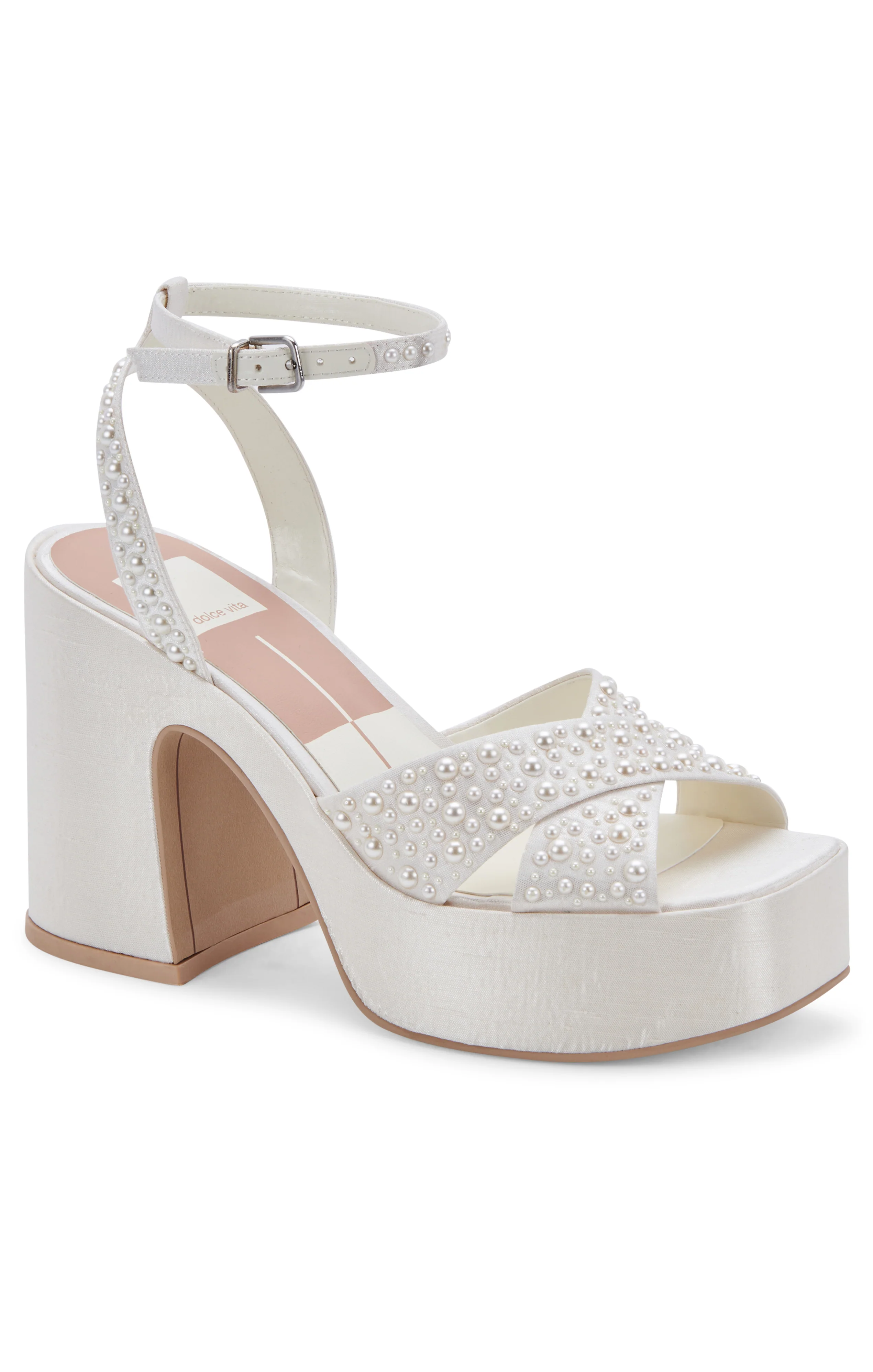 Dolce Vita Wessi Platform Heel ~ Vanilla Pearl