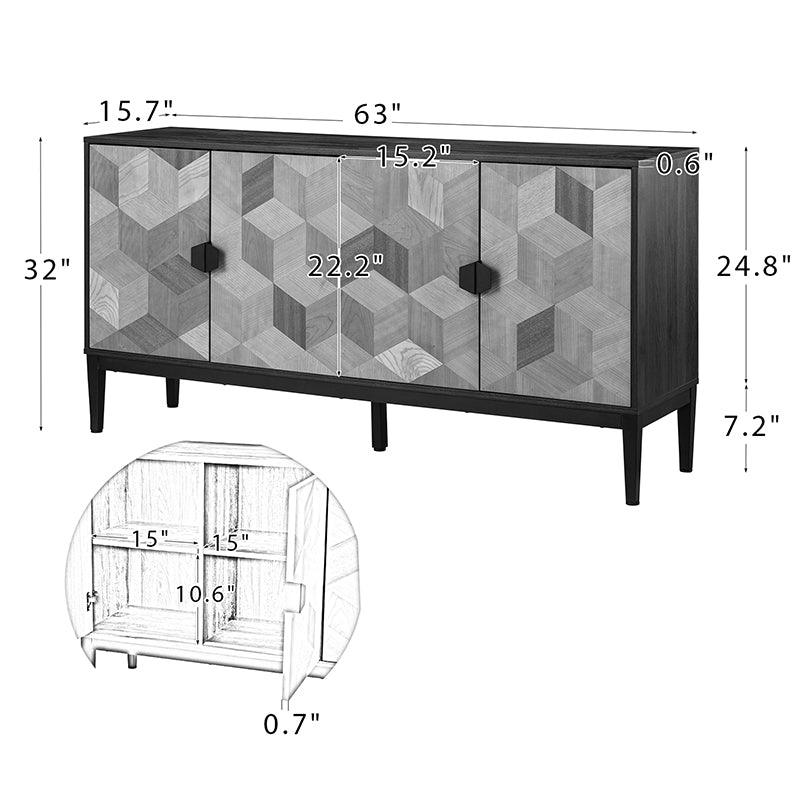 Sevyn 4-Door Sideboard - 63"