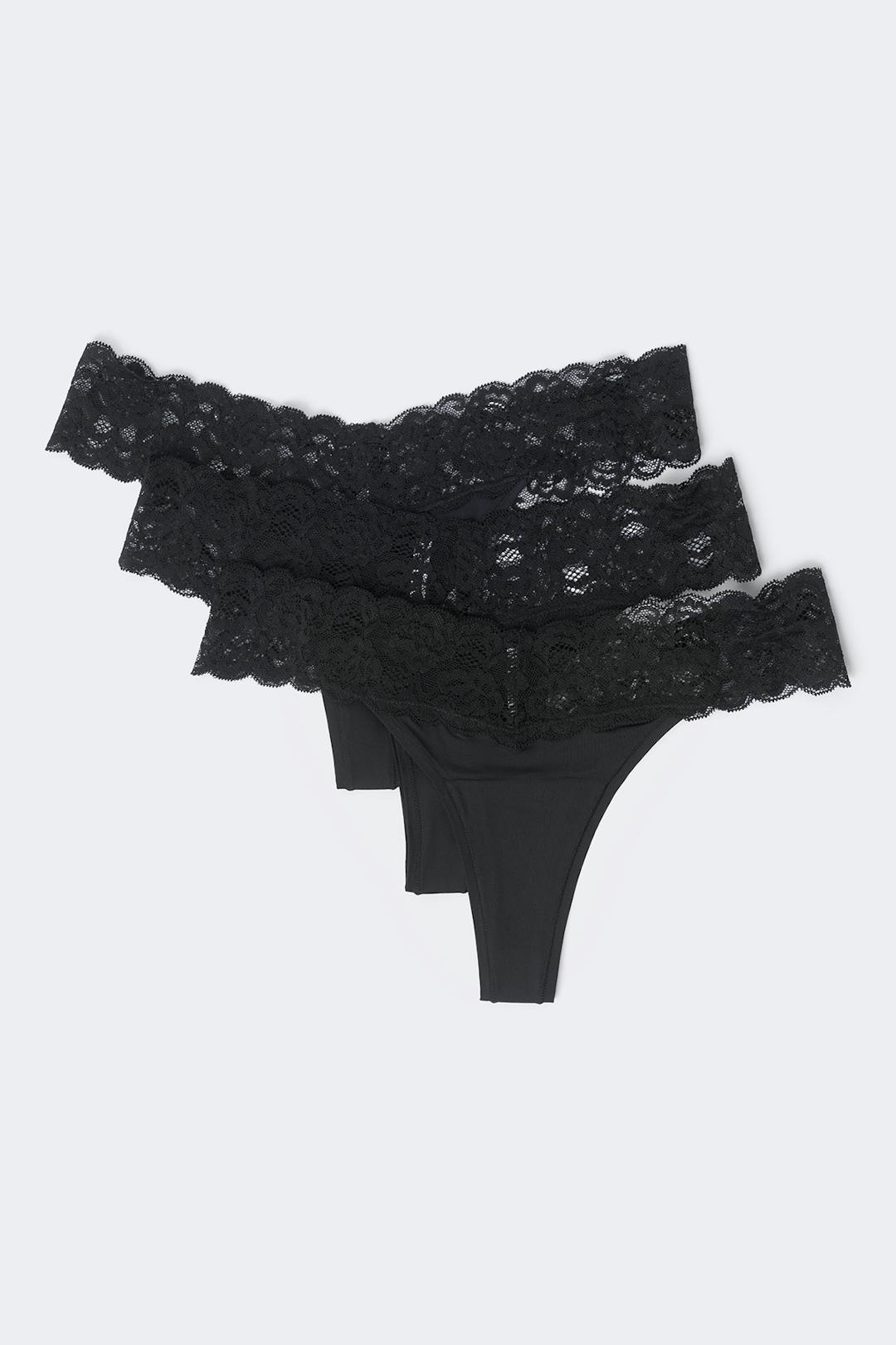 Gina Tricot 3-pack soft micro thong