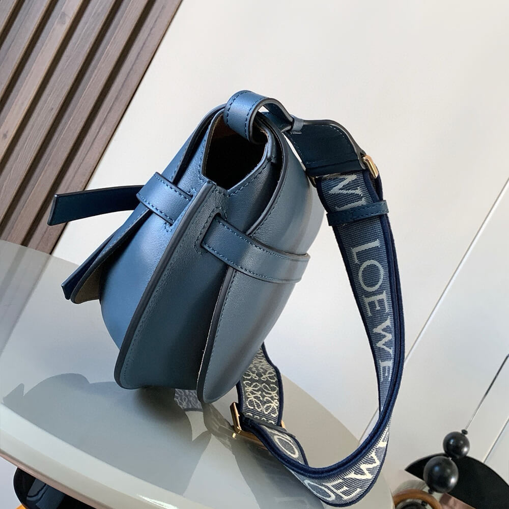Loewe Small Gate bag in soft calfskin and jacquard - Top Club