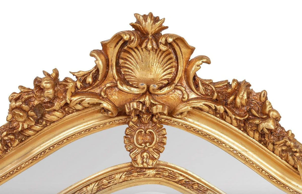 Magnificent Baroque mirror gold 125 x 190 cm - antique style - heavy version