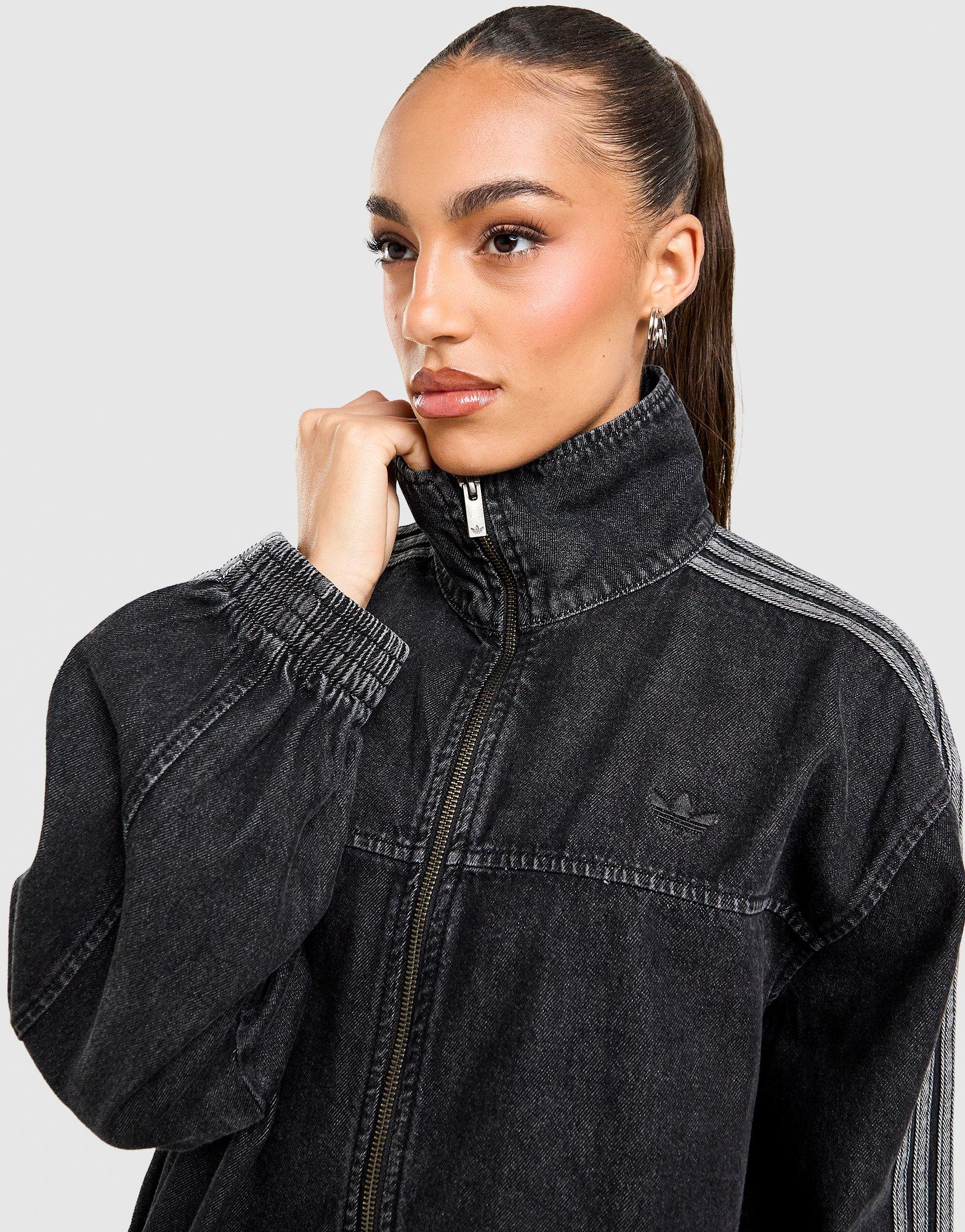 adidas Originals Oversized Denim Firebird Trainingsoberteil Damen