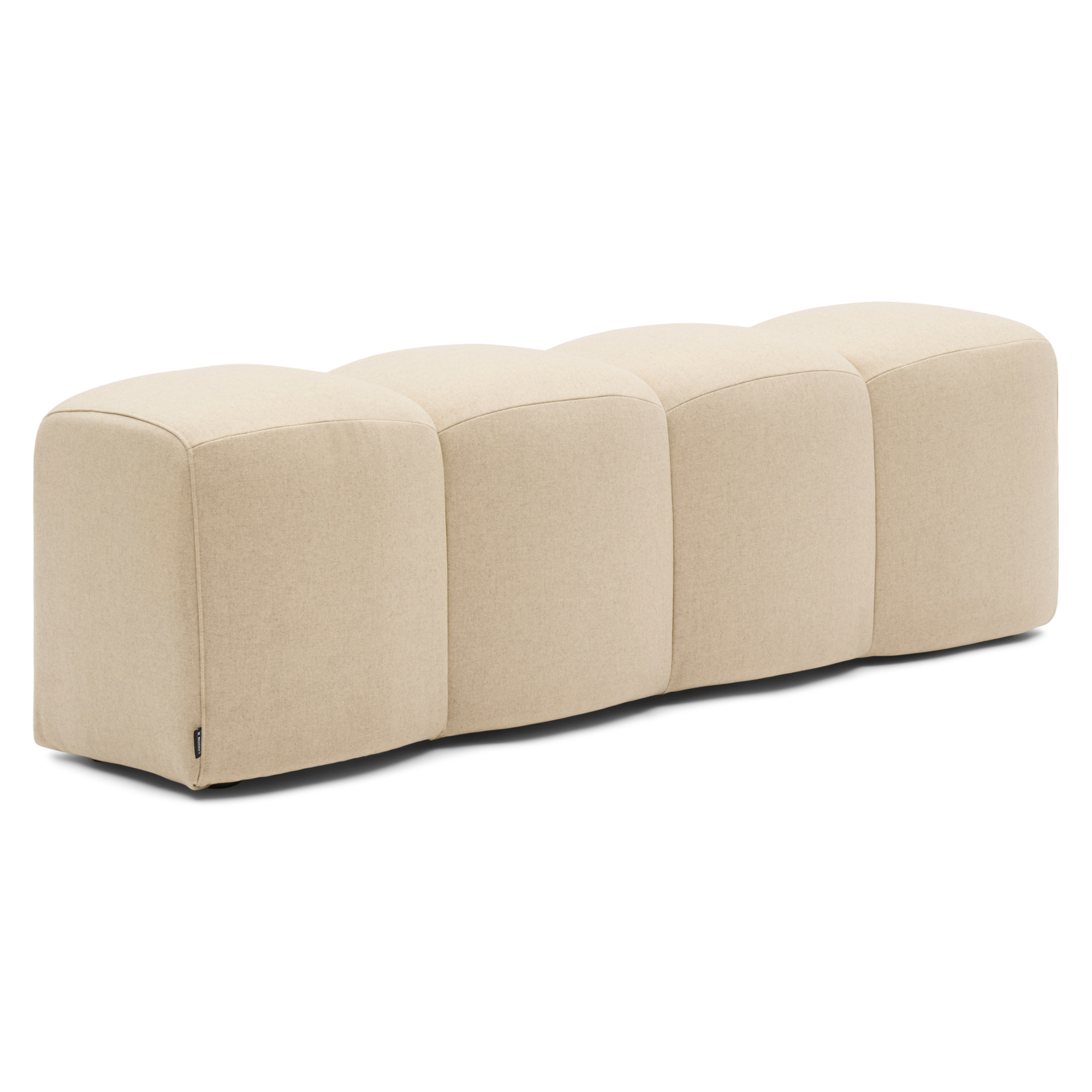 Eetkamerbank Clay facet naturel 160 cm