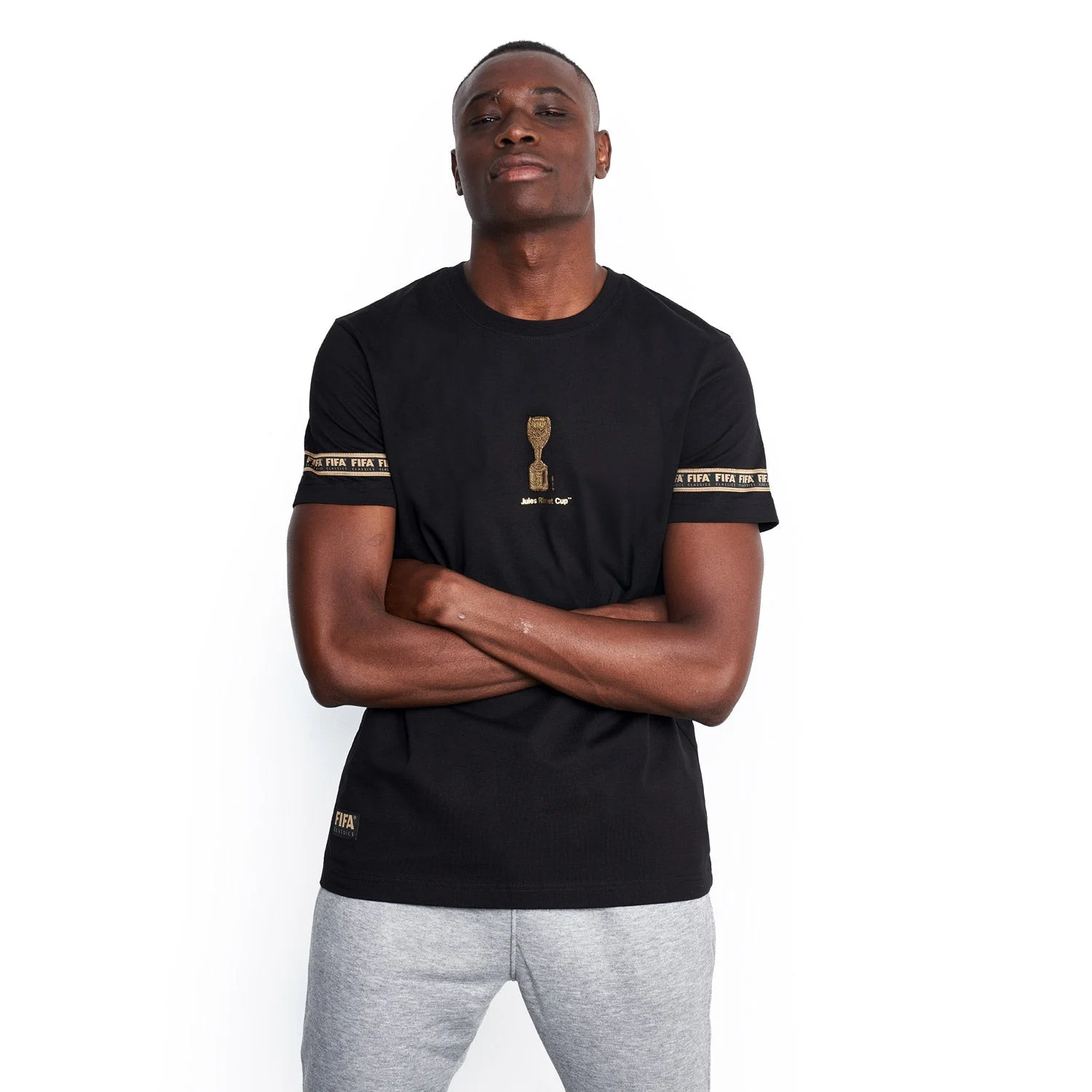FIFA Classics Premium Jacquard Cuff Jules Rimet Trophy T-Shirt - Unisex