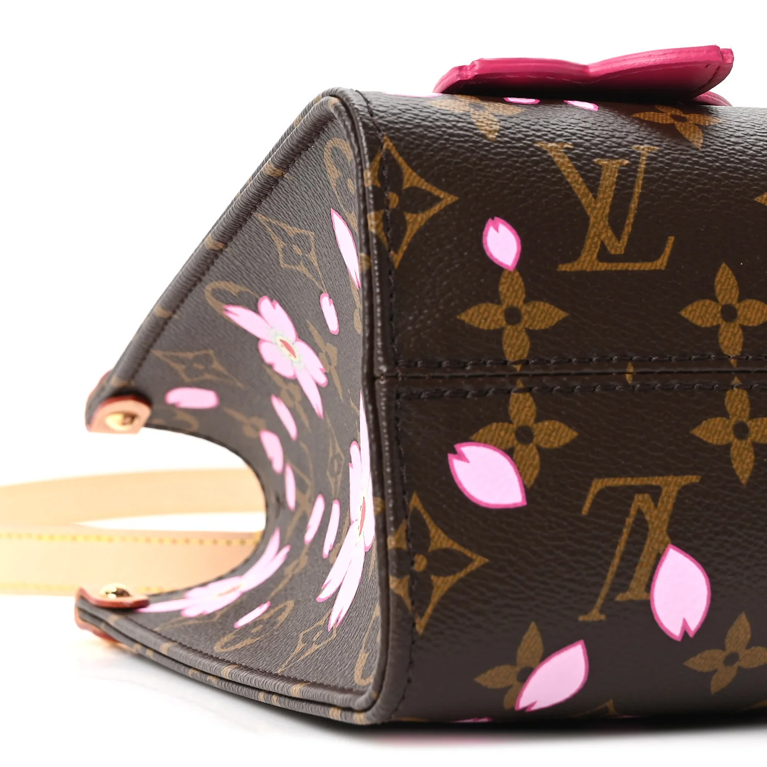 LV X TM Monogram Cherry Blossom Onthego PM Sakura Brown - Top Club