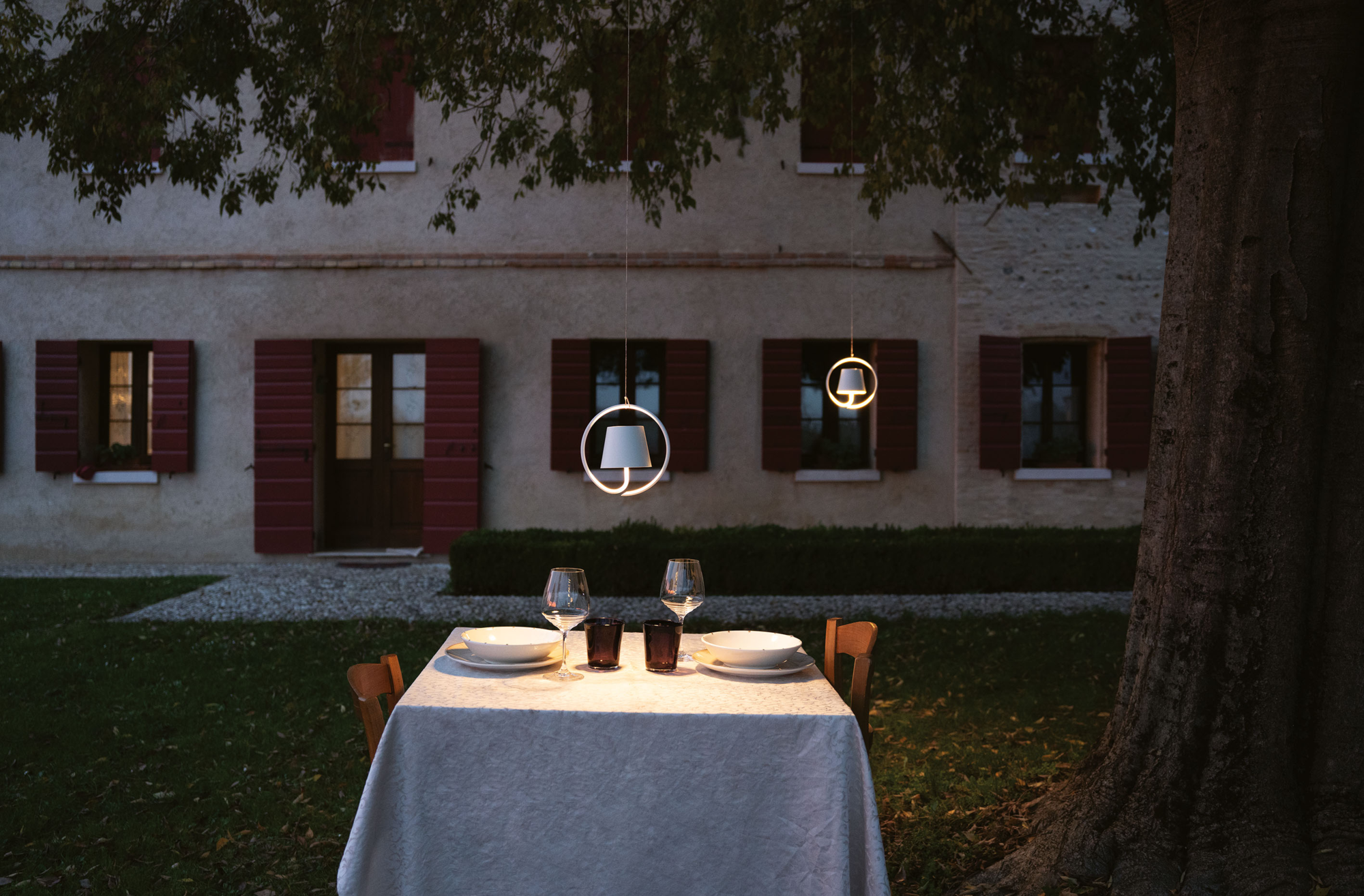 Zafferano oplaadbare hang/wand lamp