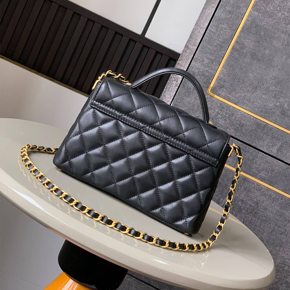 CHANEL Small Flap Bag with Top Handle(HIGH-END GRADE) - Top Club