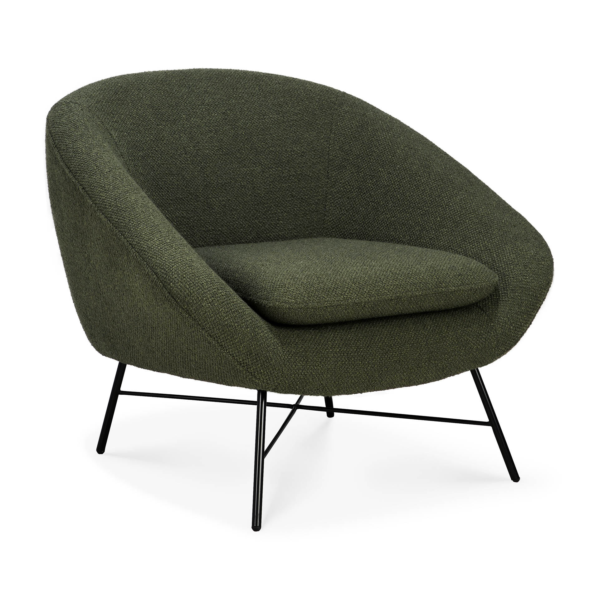 Barrow lounge chair - pine green