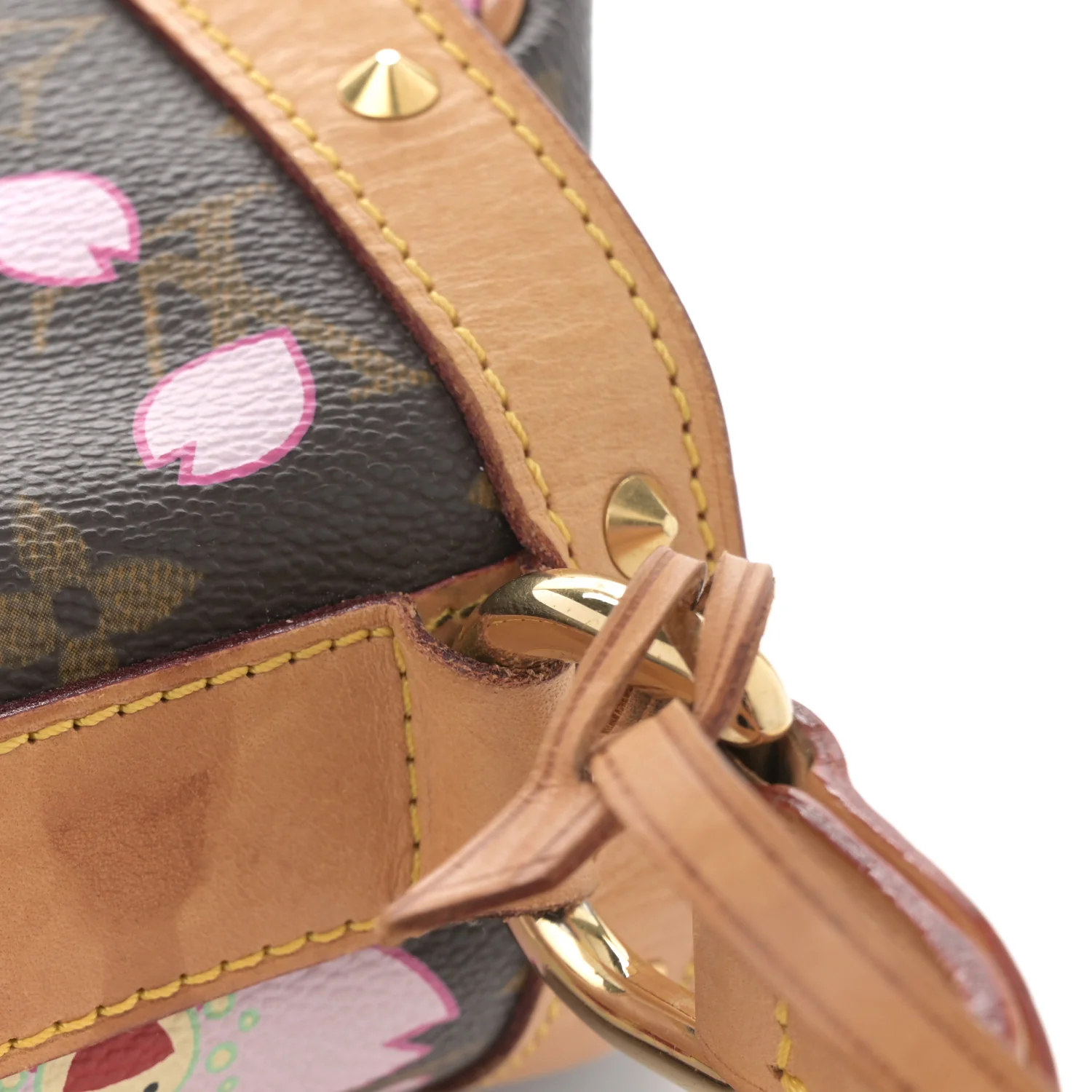 Monogram Cherry Blossom Sac Retro Bag Brown - Top Club