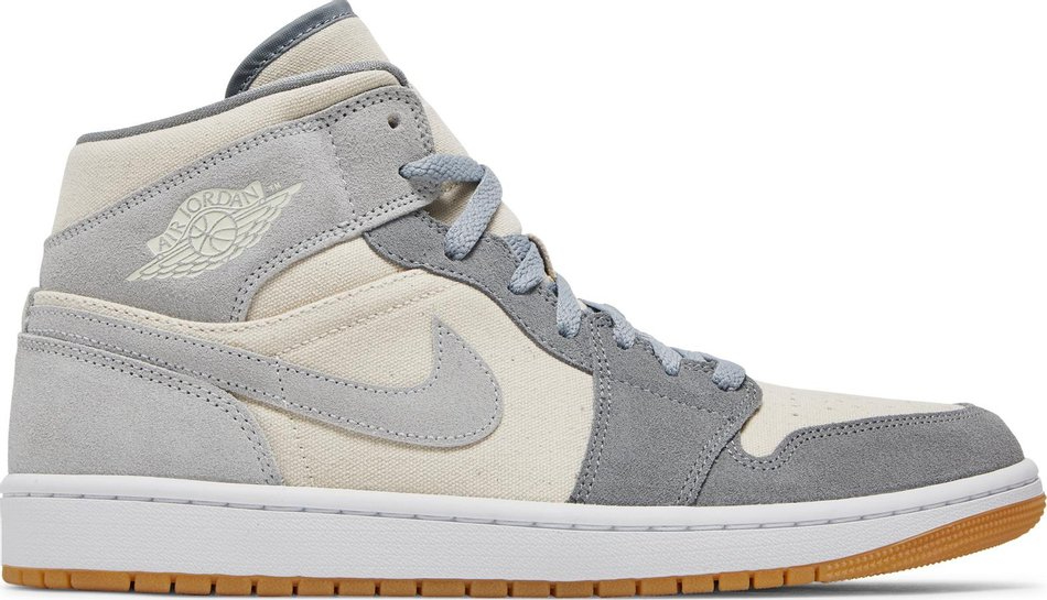 Air Jordan 1 Mid SE  Coconut Milk Particle Grey  DN4281-100 - Sneaker Replica Workshop