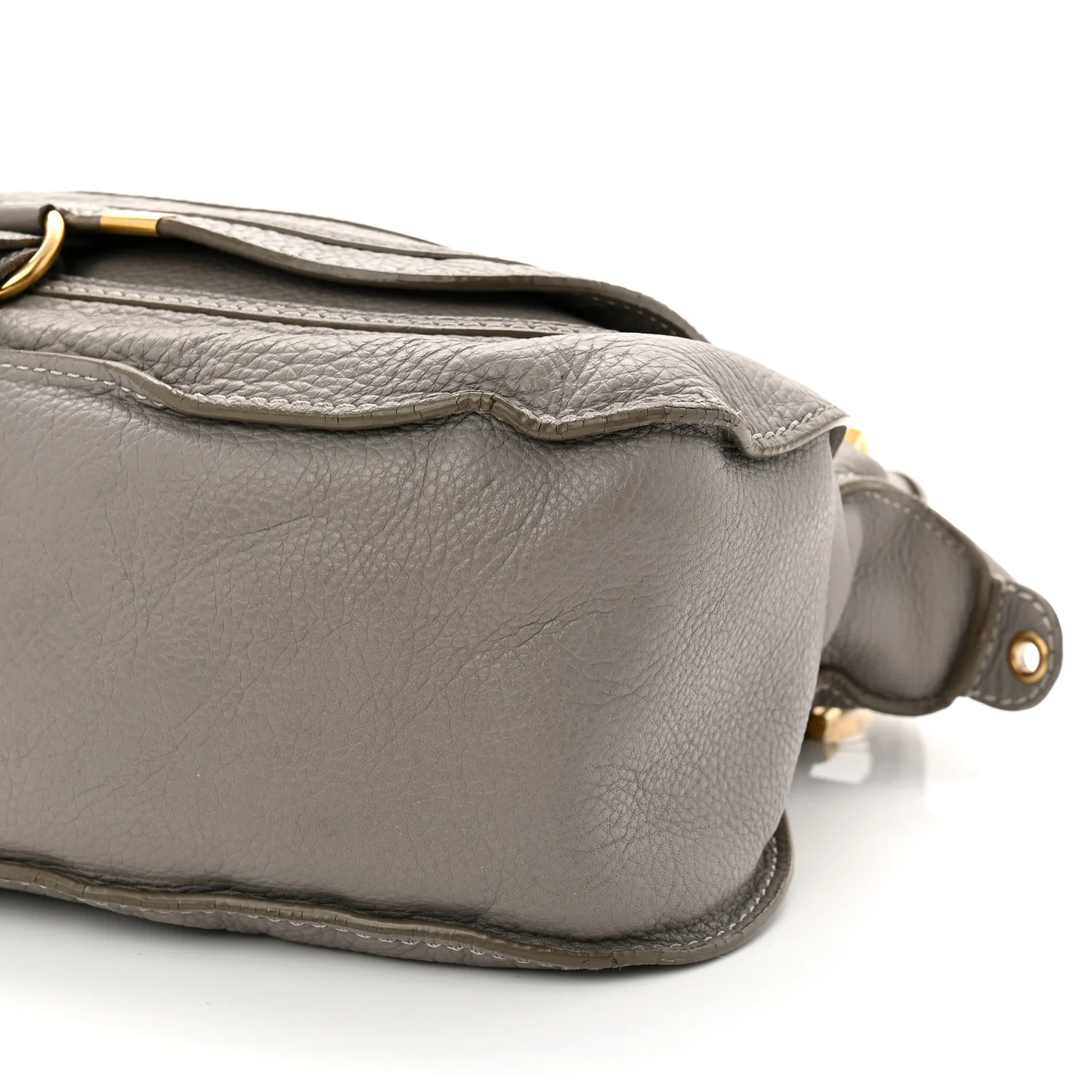Calfskin Medium Marcie Satchel Cashmere Grey - Top Club