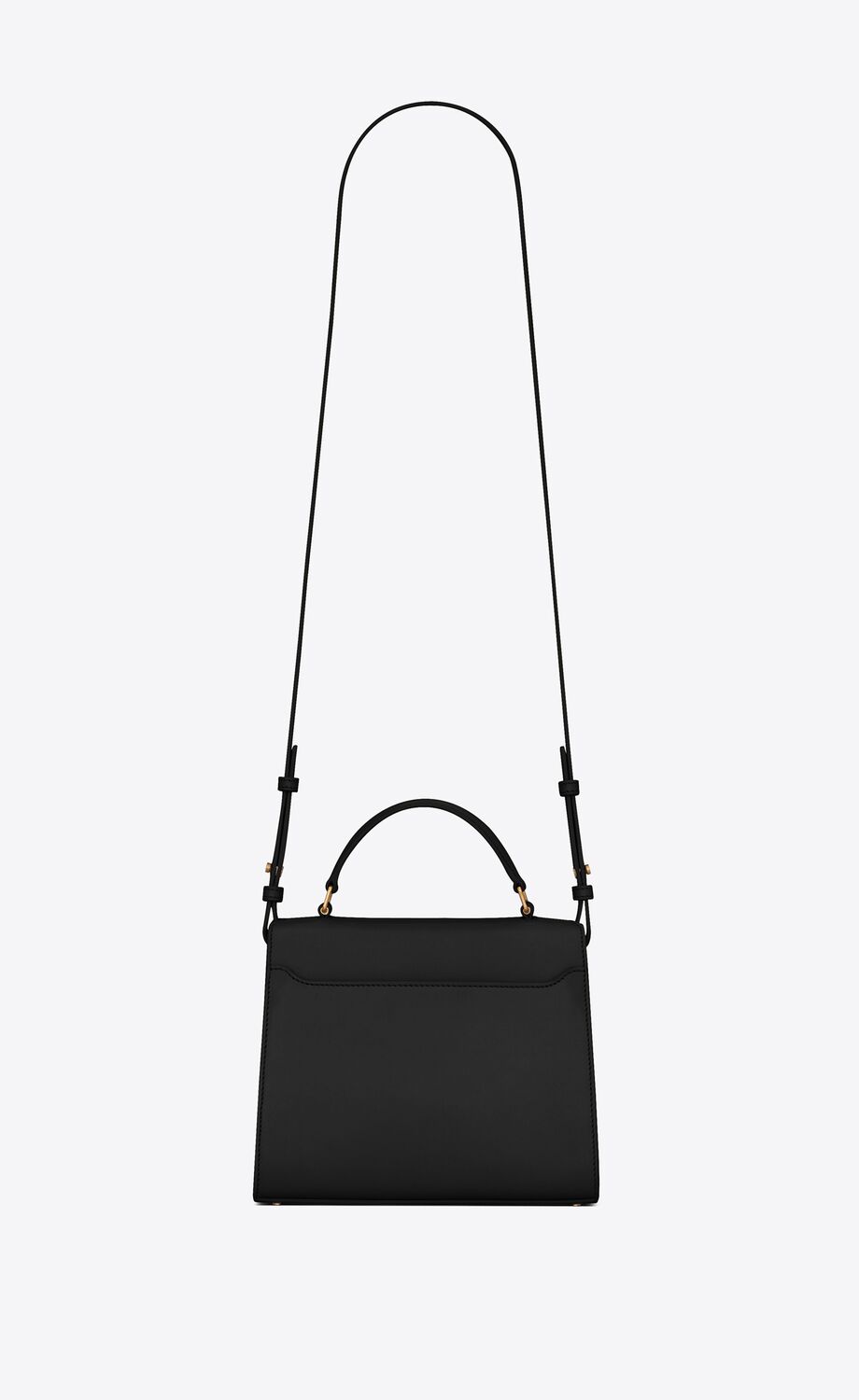 Y Cassandra Mini Top Handle Bag in Box Leather - Top Club
