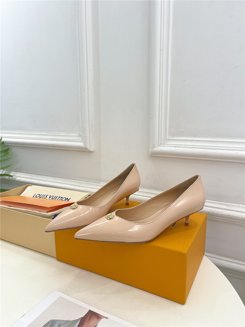 louis vuitton LV new metal buckle pointed toe shoes - Sneaker Replica Workshop
