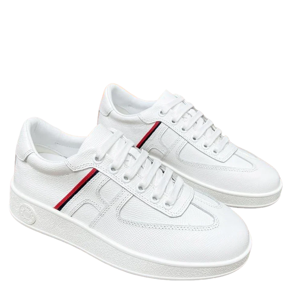 Hermes Women's Sneakers Iconic H Logo Leather Casual Fashion Shoes - Sneaker Replica Workshop