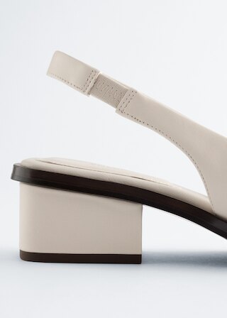 & Other Stories NAPPA LEATHER SLINGBACK SANDALS