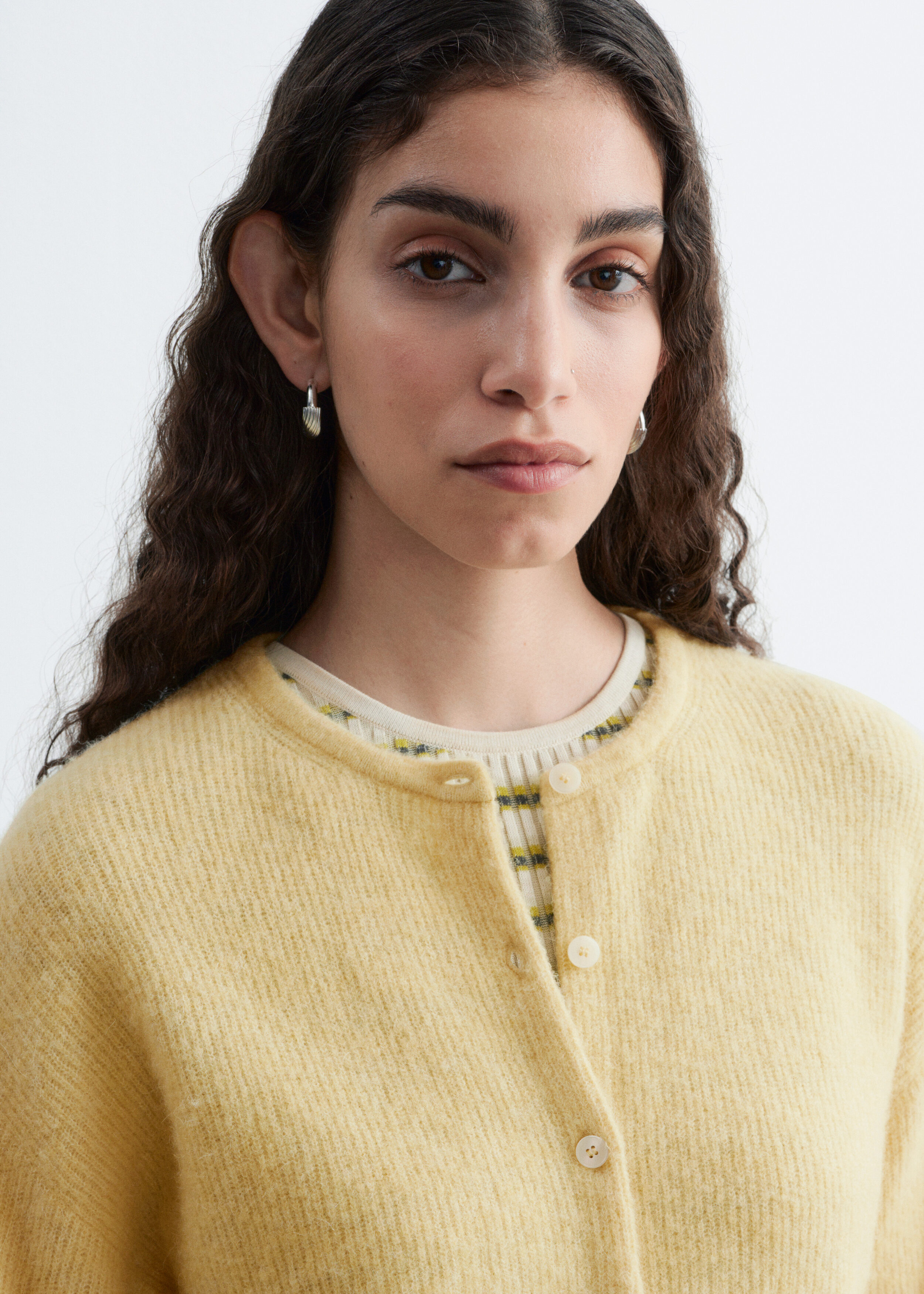 & Other Stories ALPACA-BLEND KNITTED CARDIGAN