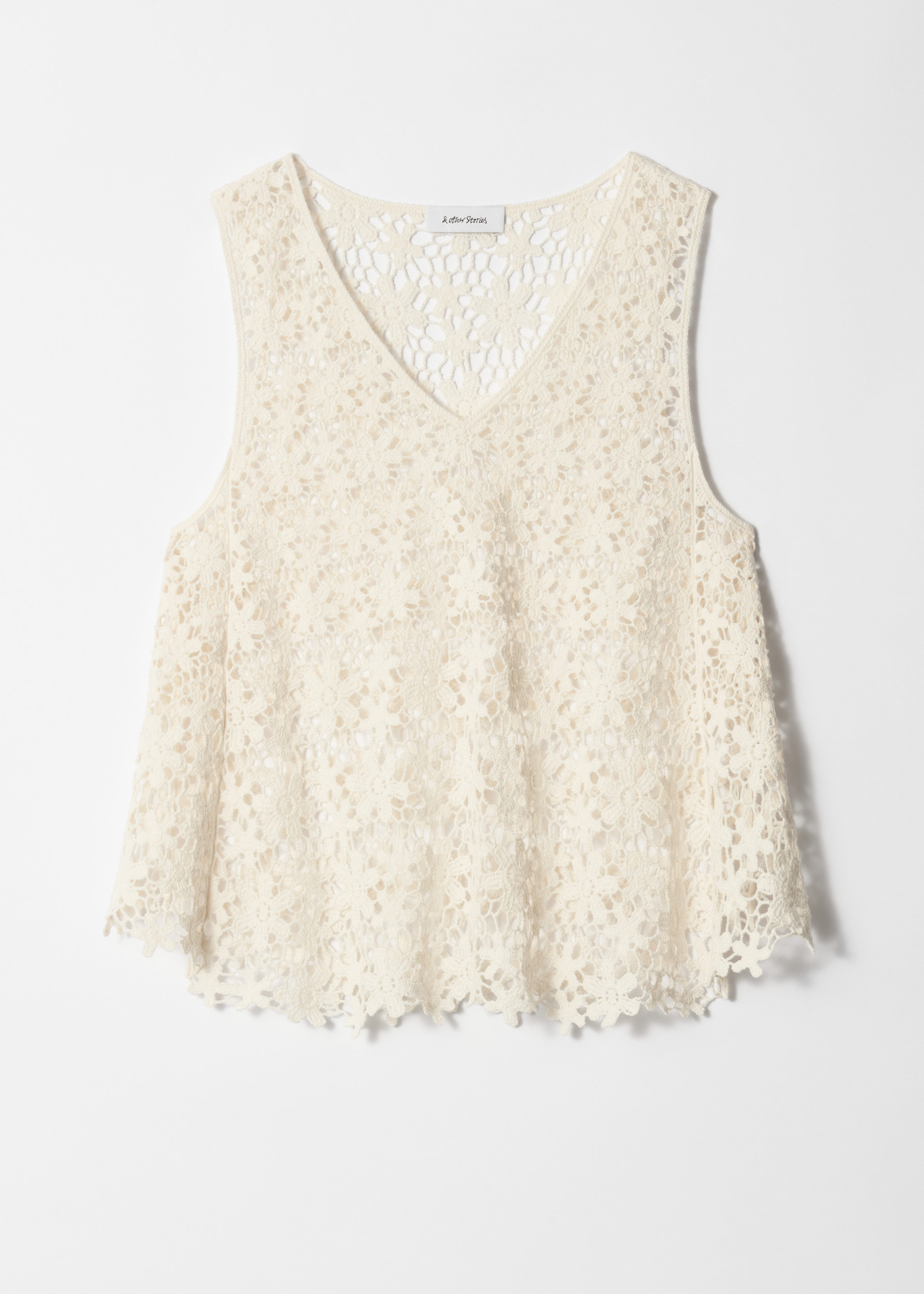& Other Stories SLEEVELESS CROCHET TOP