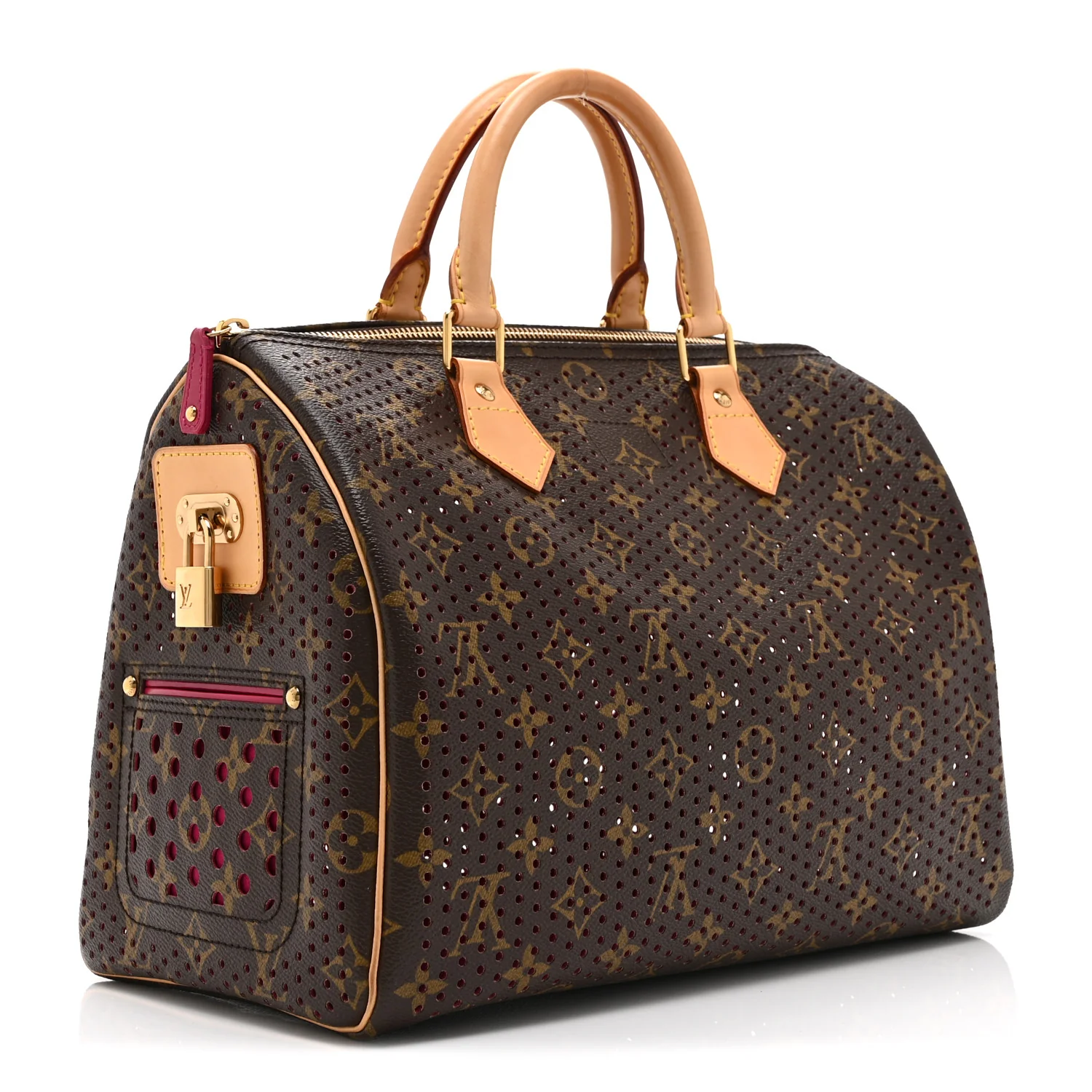 Monogram Perforated Speedy 30 Fuchsia - Top Club