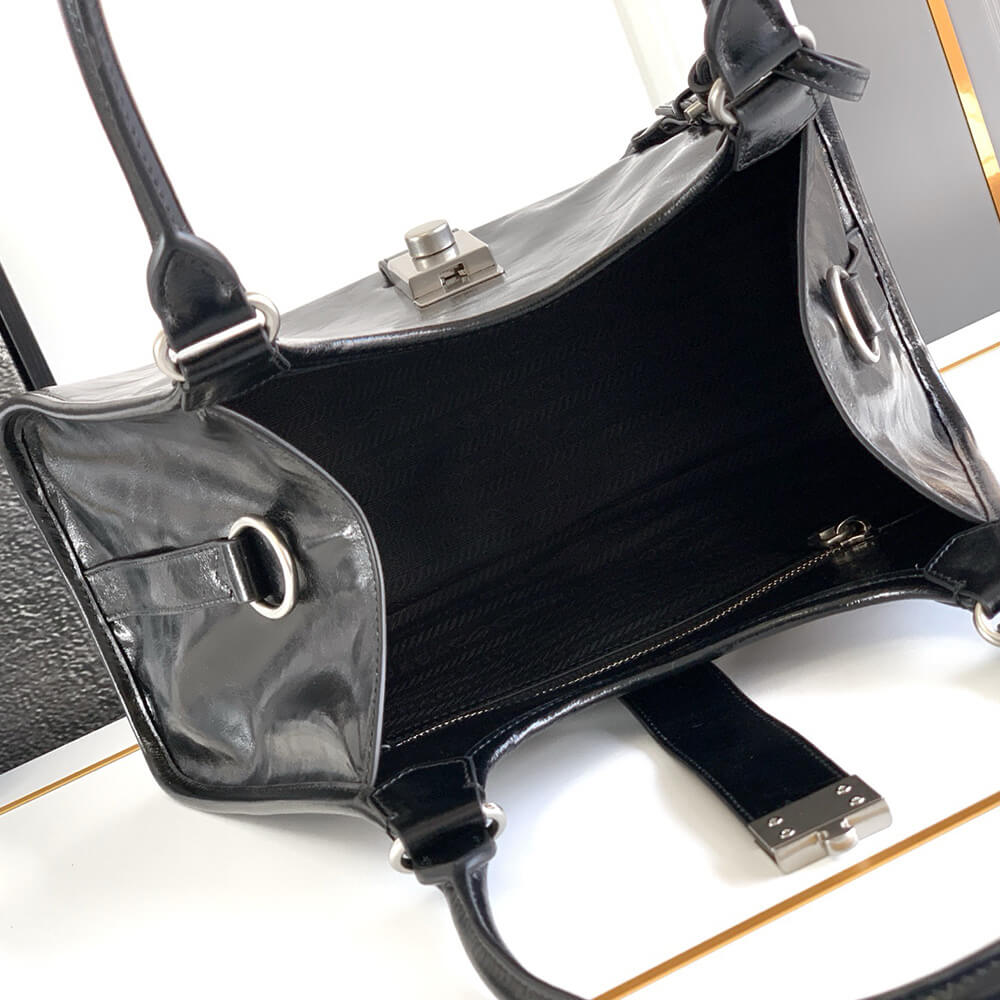 Prada Medium leather tote bag(high-end grade) - Top Club
