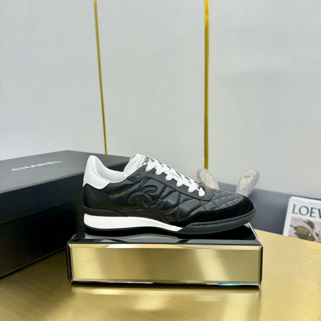Chanel G45839 Women 24B Trainers Shiny Calfskin Calfskin   Suede Calfskin C91262 - Sneaker Replica Workshop