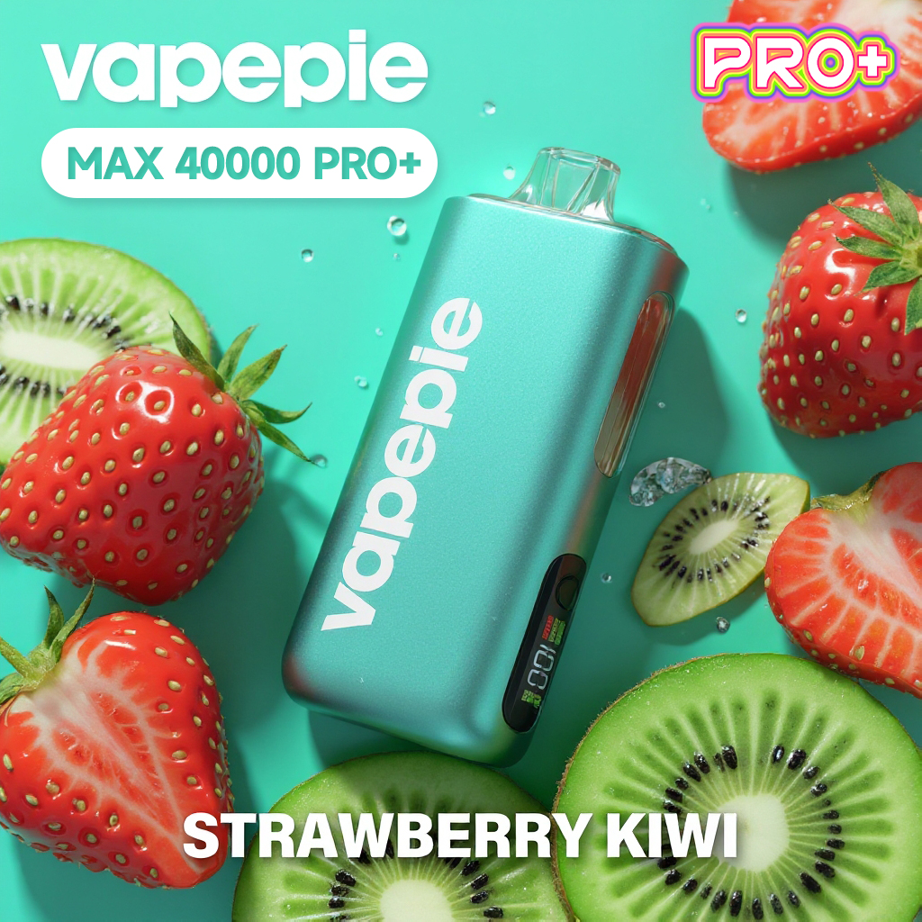 Jahoda-Kiwi - ✨VAPEPIE MAX 40 000 Potahů PRO+