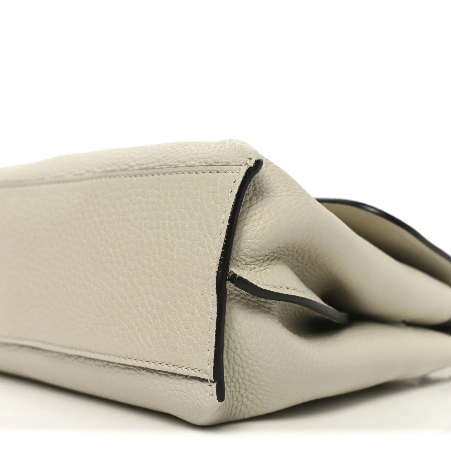 Cellarius Calfskin Small Bamboo Daily Top Handle Bag Mystic White - Top Club