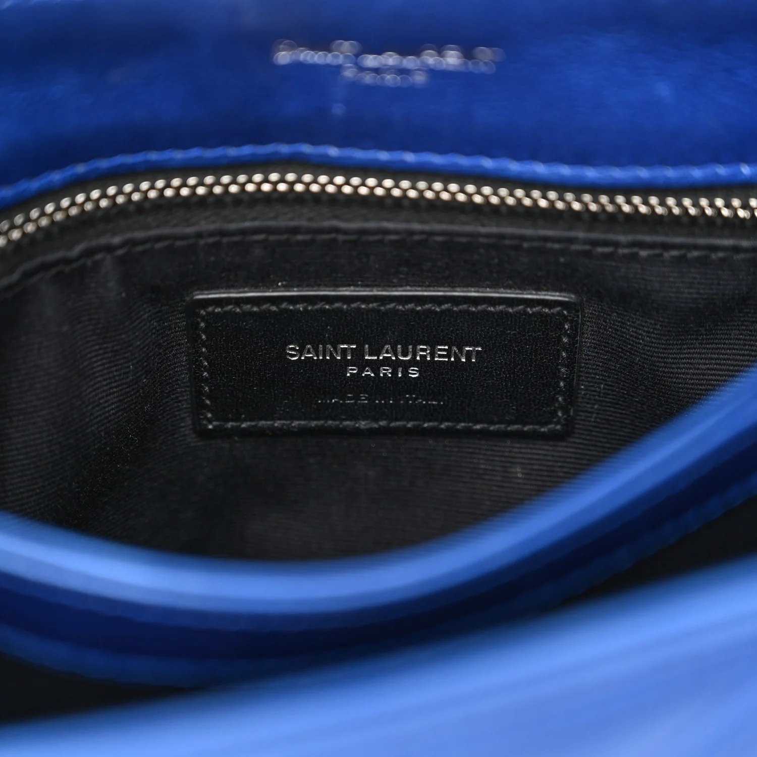 Metallic Calfskin Y Quilted Monogram Toy Loulou Crossbody Bag Blue Royal - Top Club