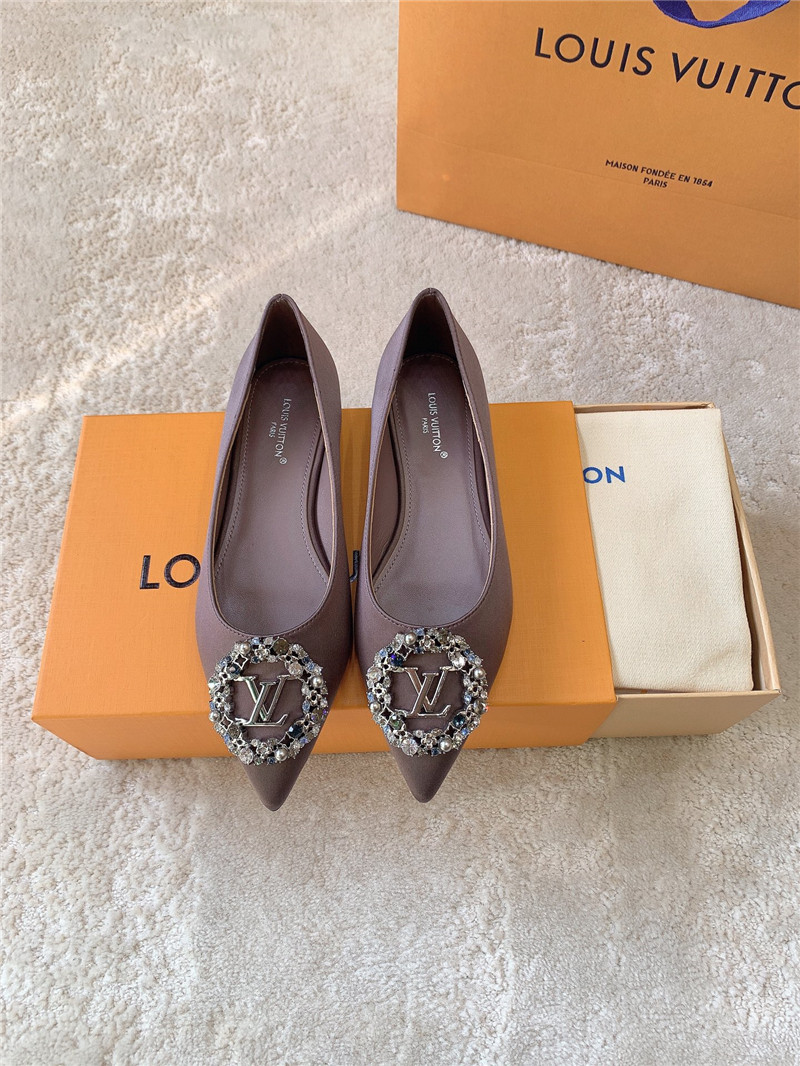 louis vuitton LV silk diamond buckle high heels - Sneaker Replica Workshop