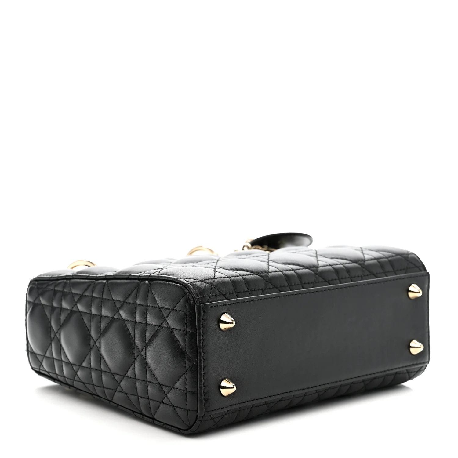 Lambskin Cannage Small My ABCDior Lady Dior Black - Top Club