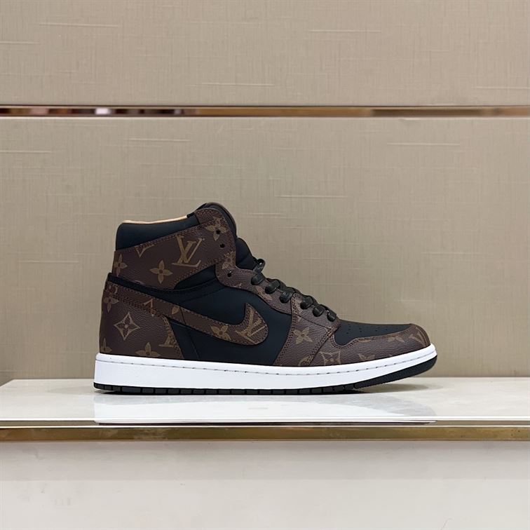 LOUIS VUITTON X AIR JORDAN 1   LVS111 - Sneaker Replica Workshop