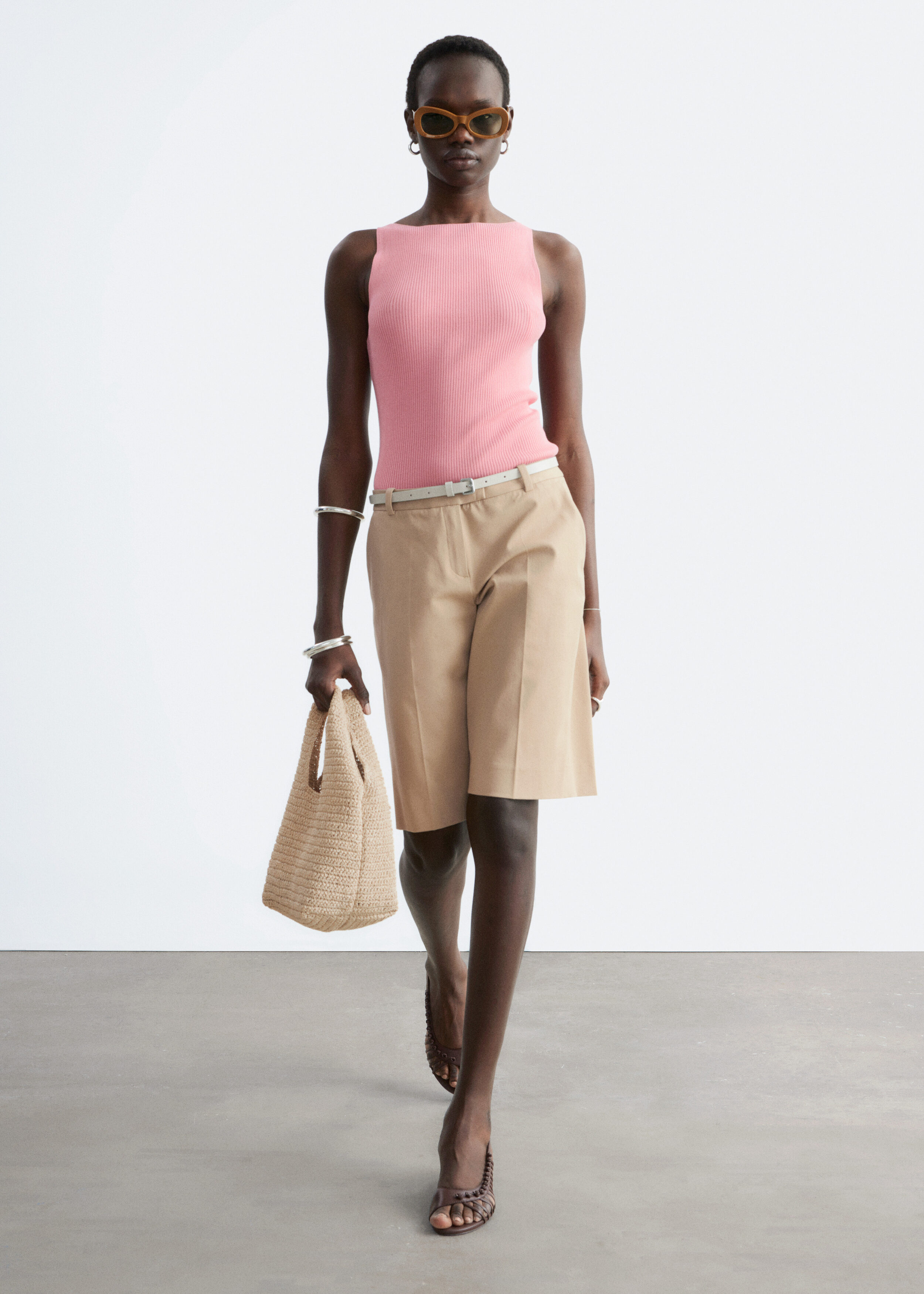 & Other Stories RIB-KNIT TANK TOP