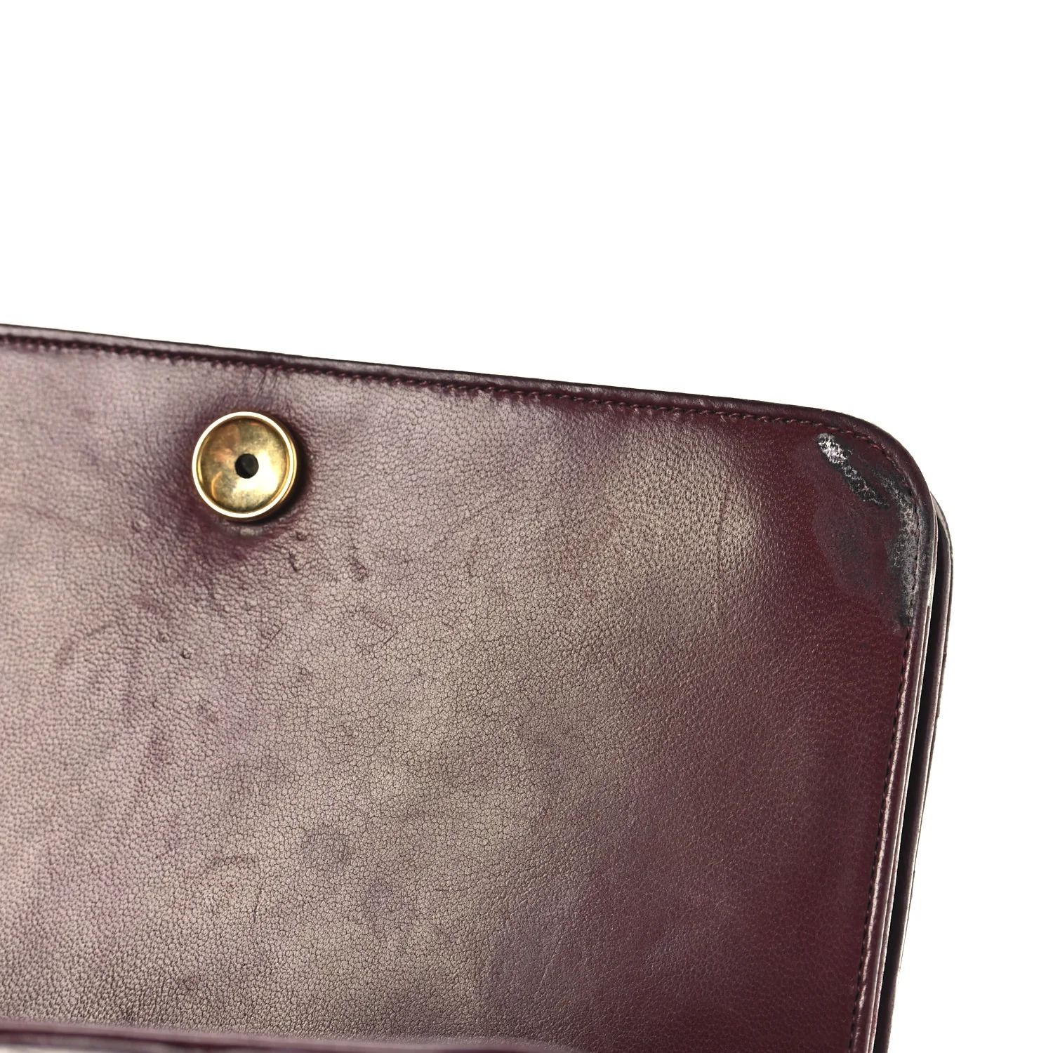 Lambskin Quilted Small Single Flap Bordeaux - Top Club